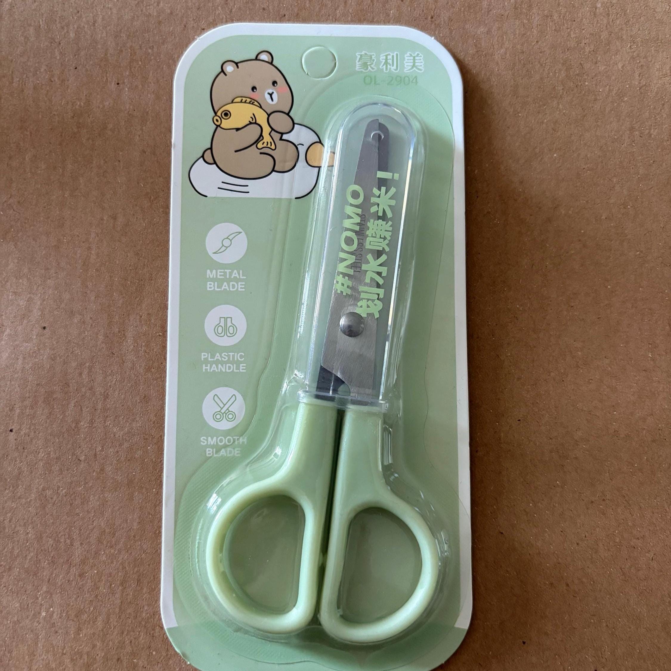 Matcha Green Cute Animal Craft Scrapbooking Scissors Supplies