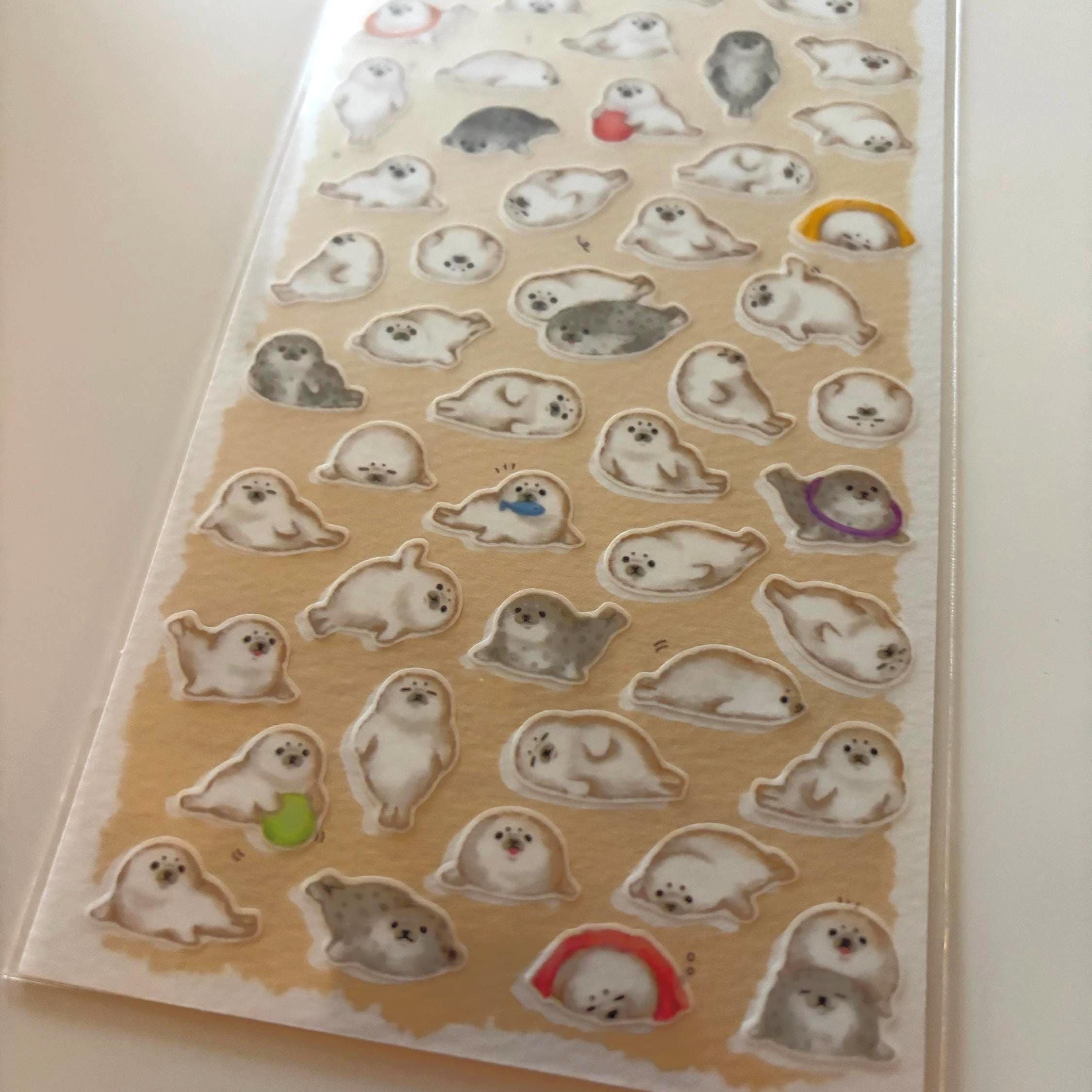Mind Wave Seal Stickers -  Animal Planner Stickers