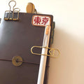 Colourful Pen Holder Clip Notebook Journal Accessories Craft Supplies