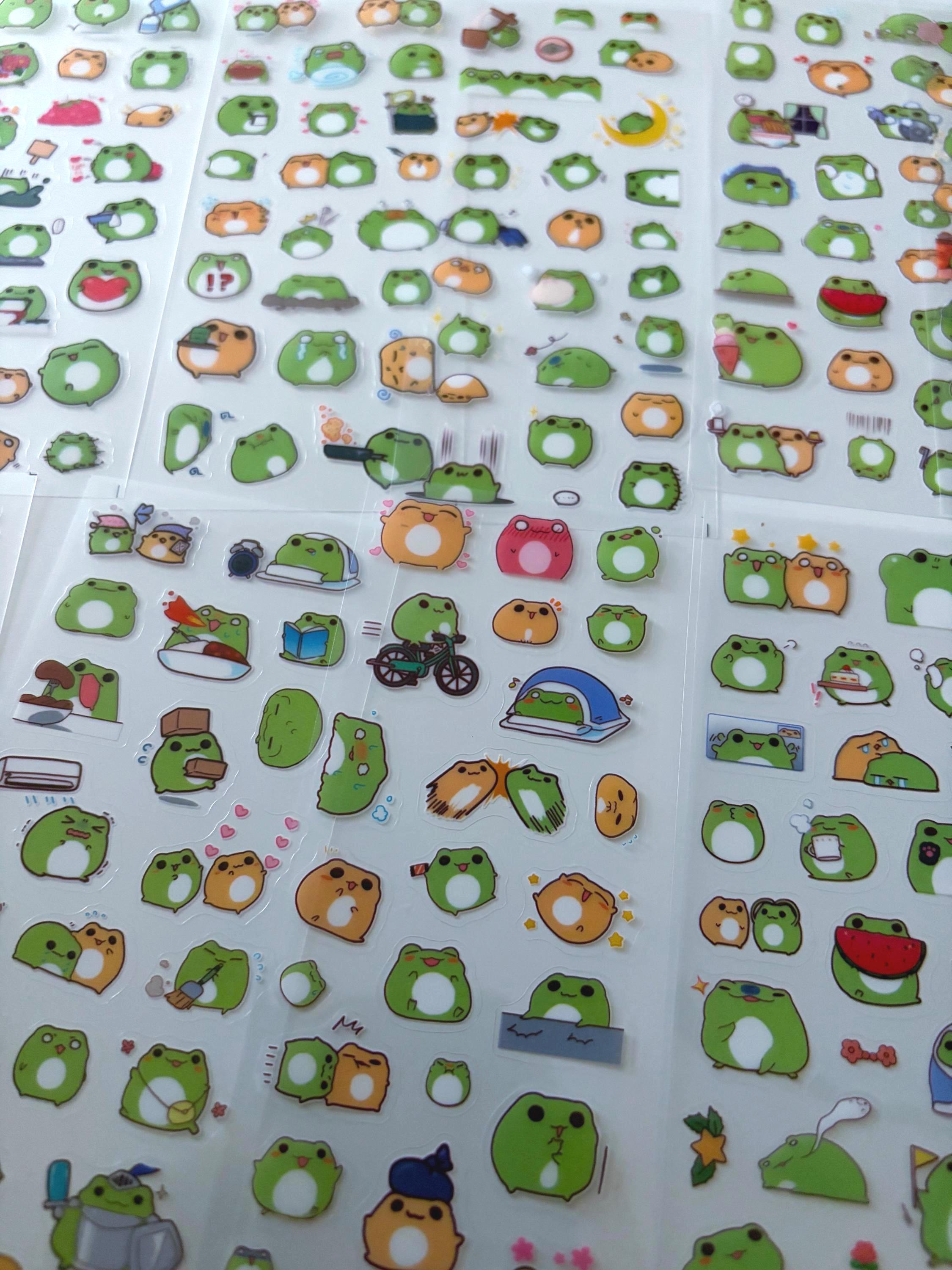 Kawaii Animal Planner Stickers – Cute Journal & Scrapbook Sticker Sheets (Pack of 10)