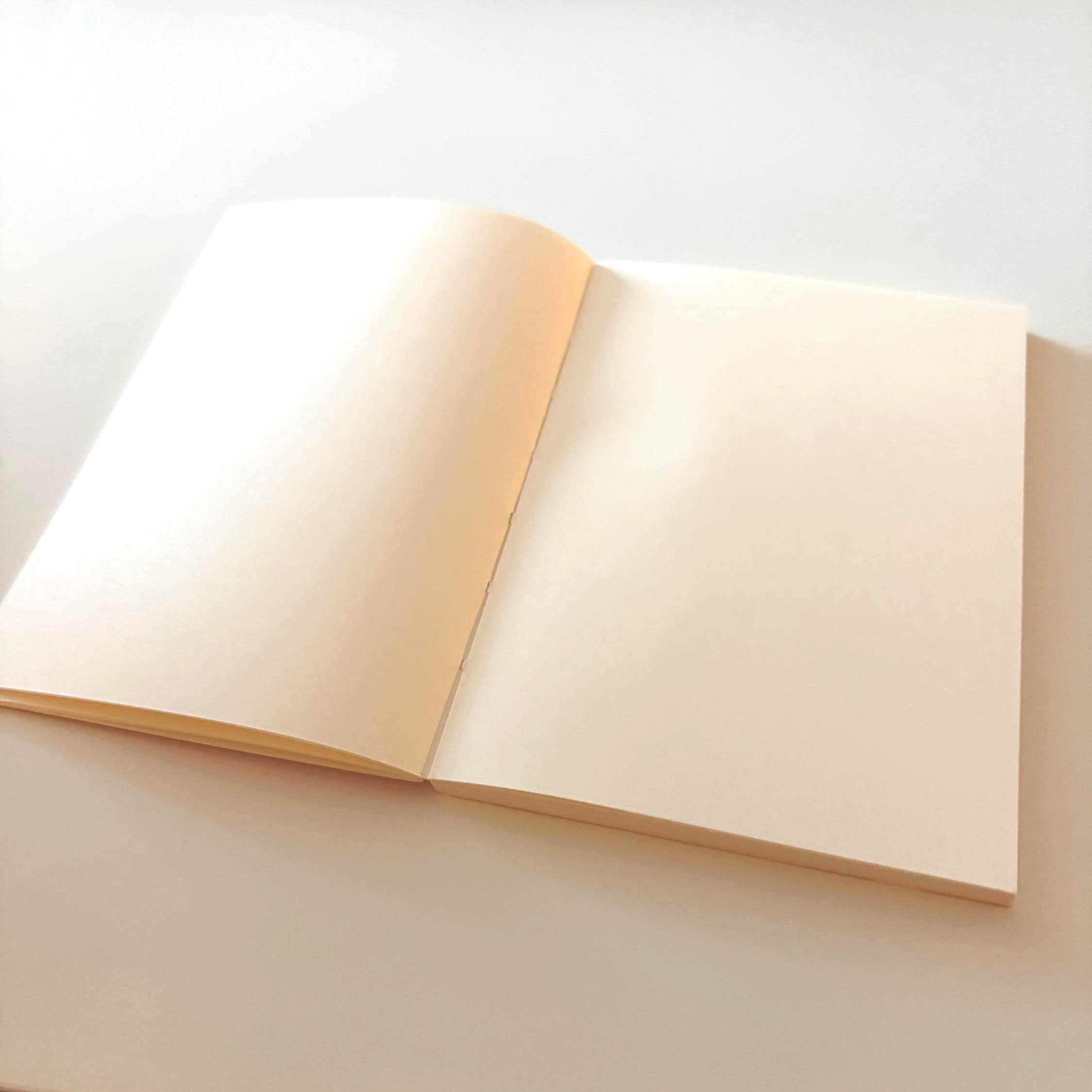 A7 Retro Tomato Gingham Notebook – Lay‑Flat Dot Grid Pocket Journal for Notes & Bullet Journaling