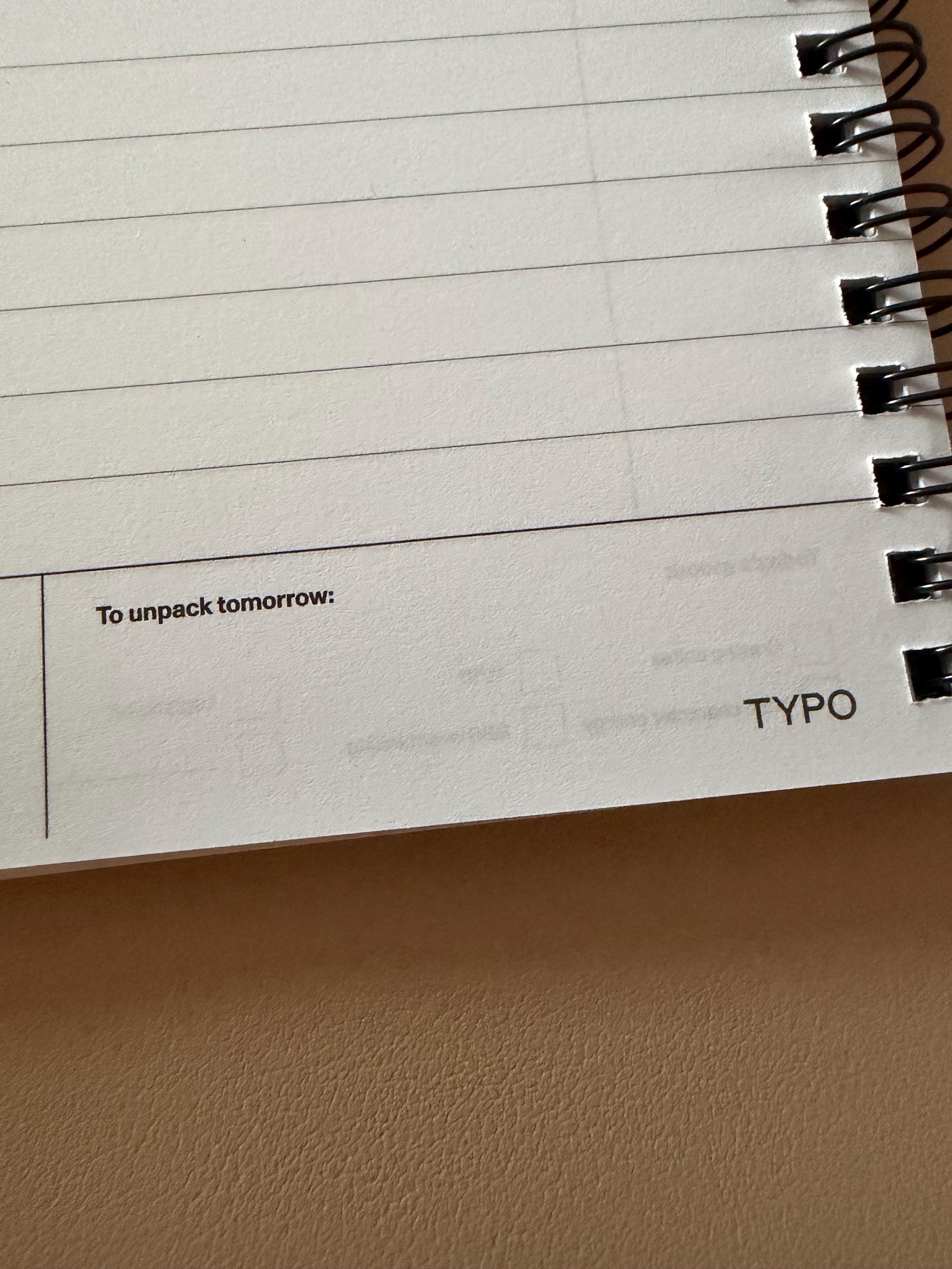 Typo A5 Shell Notebook | Funky & Girly Stationery for Notes & Journaling