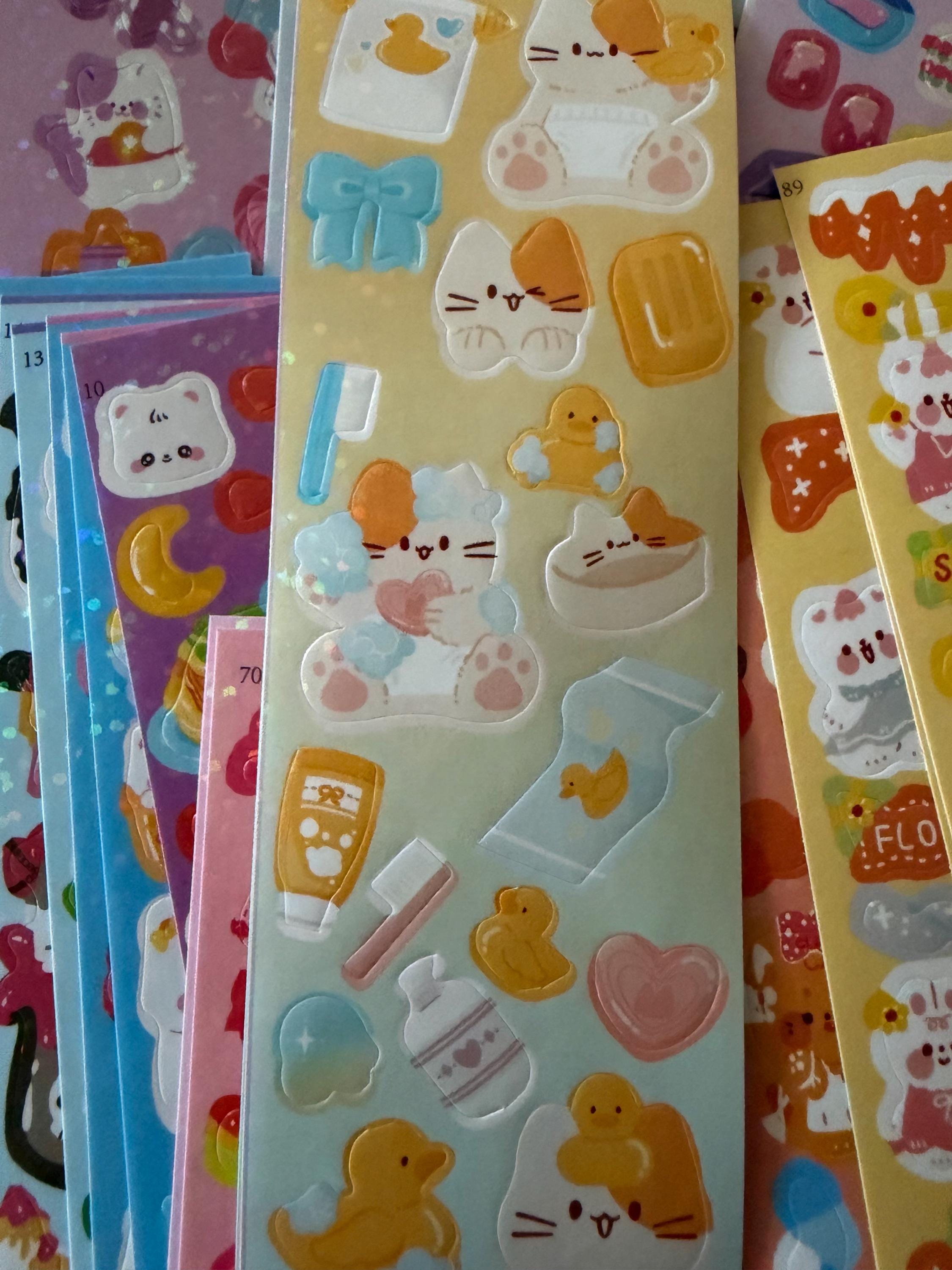 10 Sheets Cute Animal Stickers