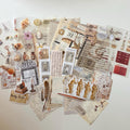 Light Academia Ephemera Vintage-Style Bundle Papers Stickers Journaling Supplies