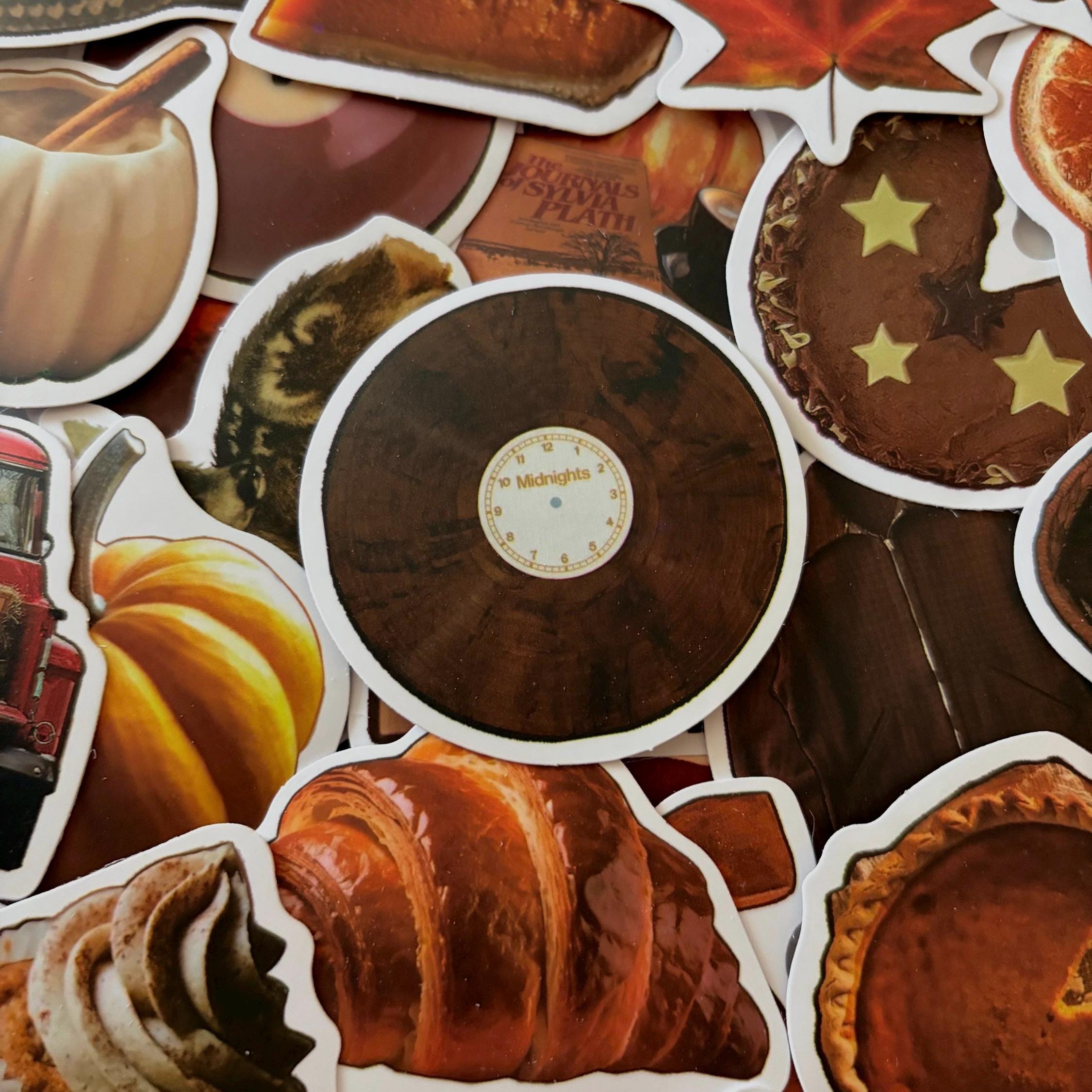 50pcs Dark Academia Autumnal Autumn Vintage Stickers