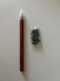 Wooden Pencil with Refillable Lead – Changeable Mechanical Pencil for Journaling, Sketching & Everyday Writing