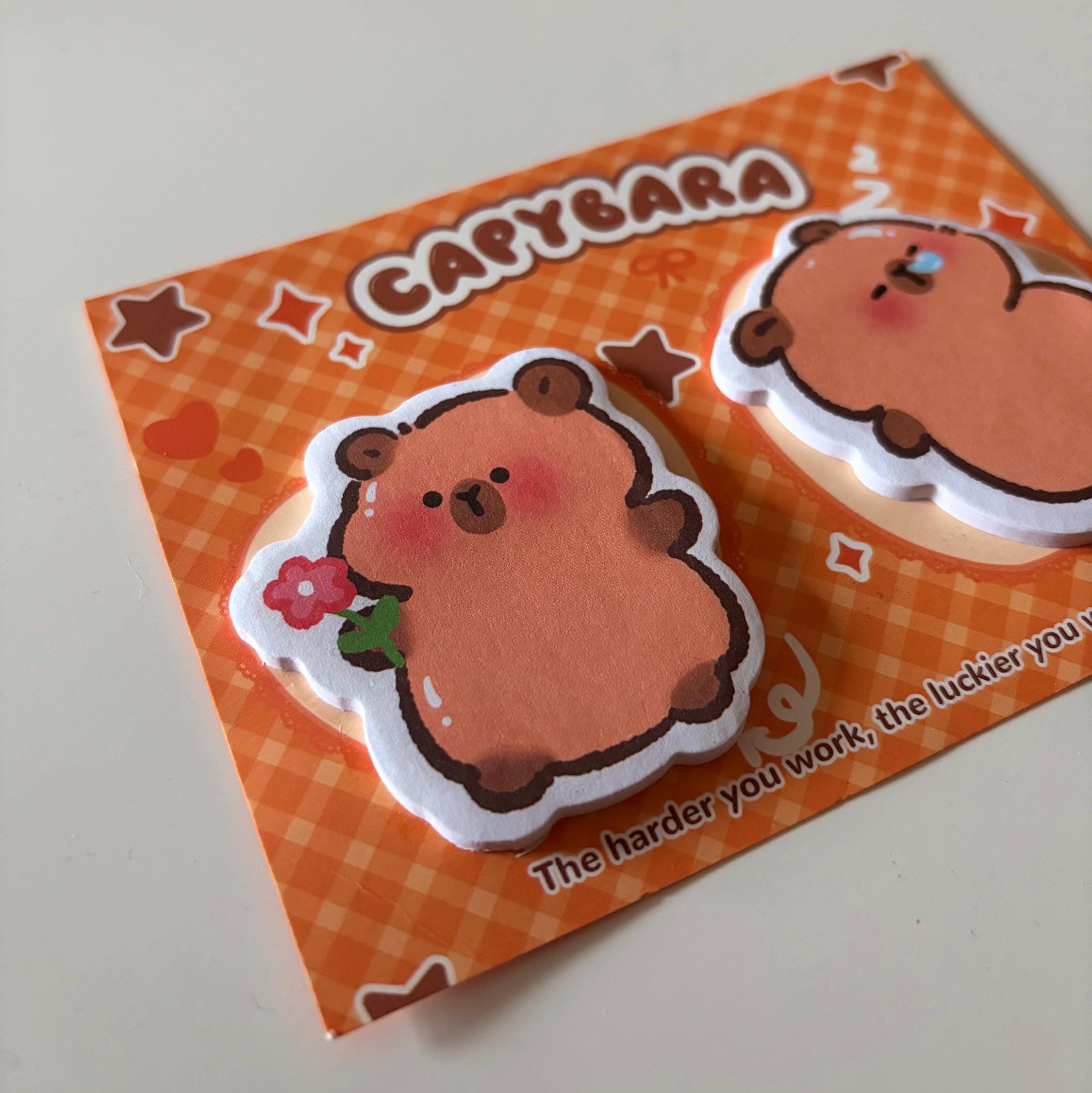 Capybara Sticky Notes Notepad