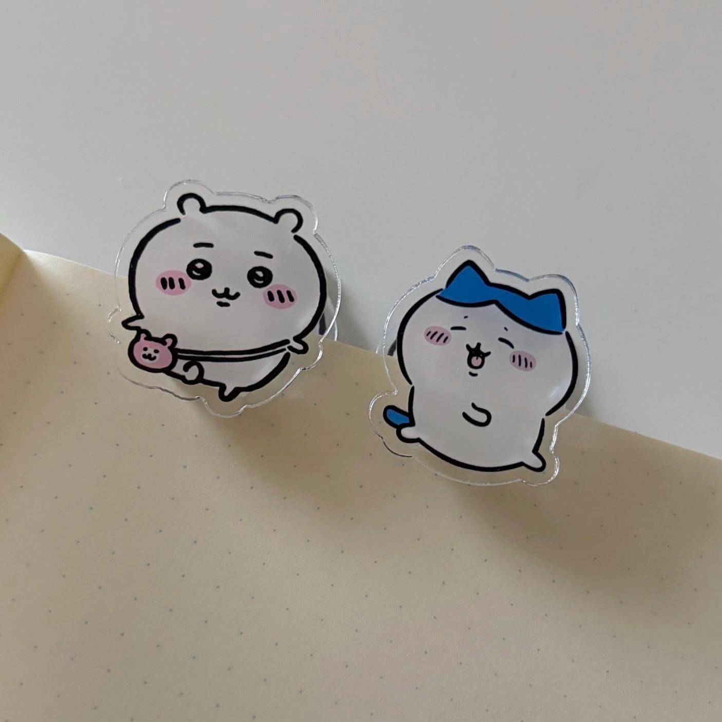 Chiikawa Kawaii Hachiware Clip Page Holder Notebooks