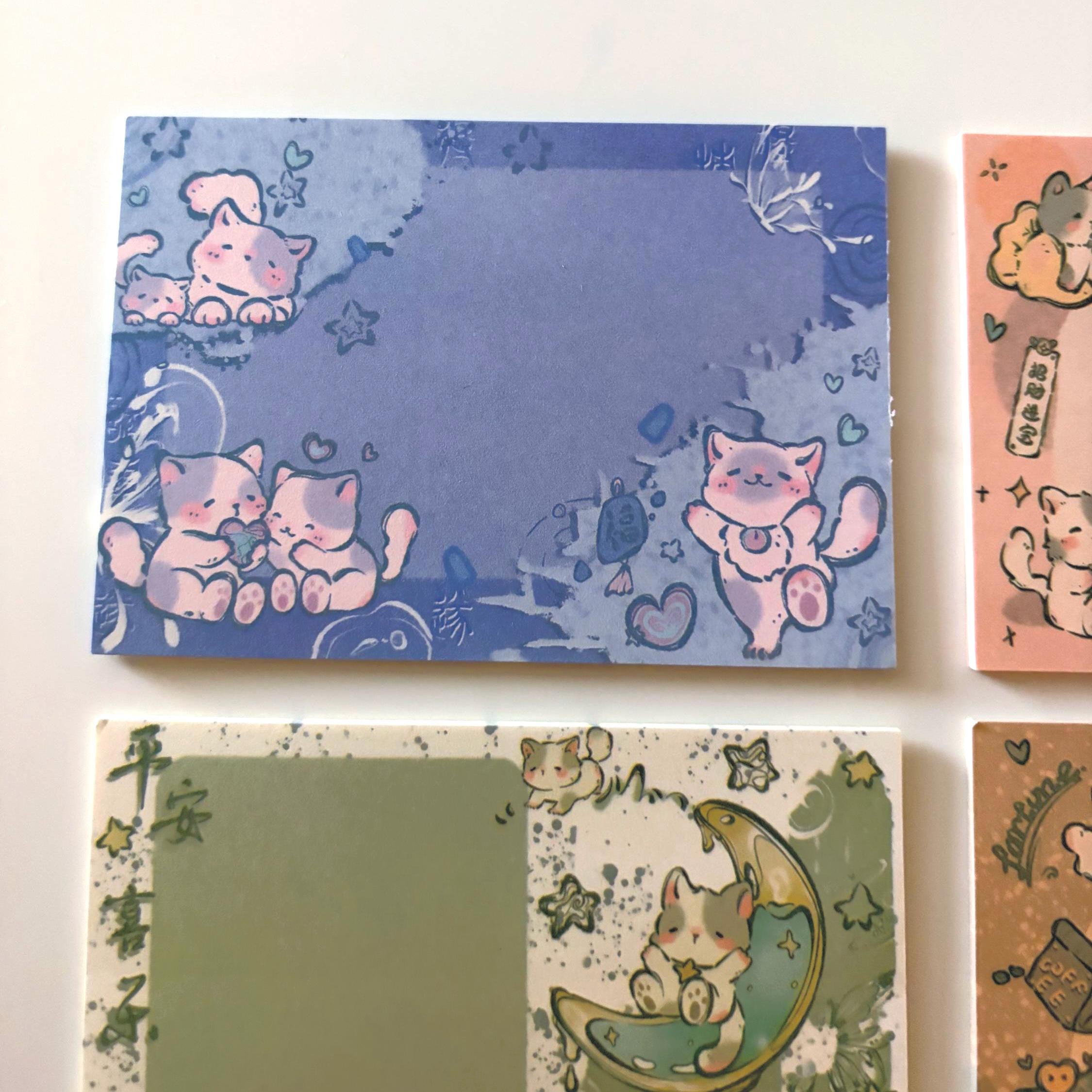 Cat Memopads | Japanese‑Style Kawaii Stationery Notes