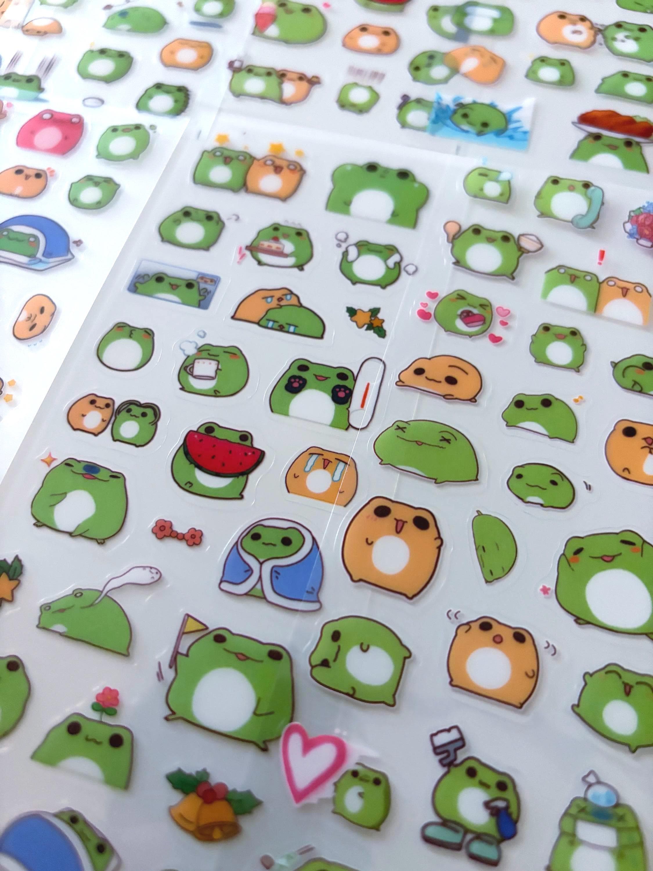 Kawaii Animal Planner Stickers – Cute Journal & Scrapbook Sticker Sheets (Pack of 10)