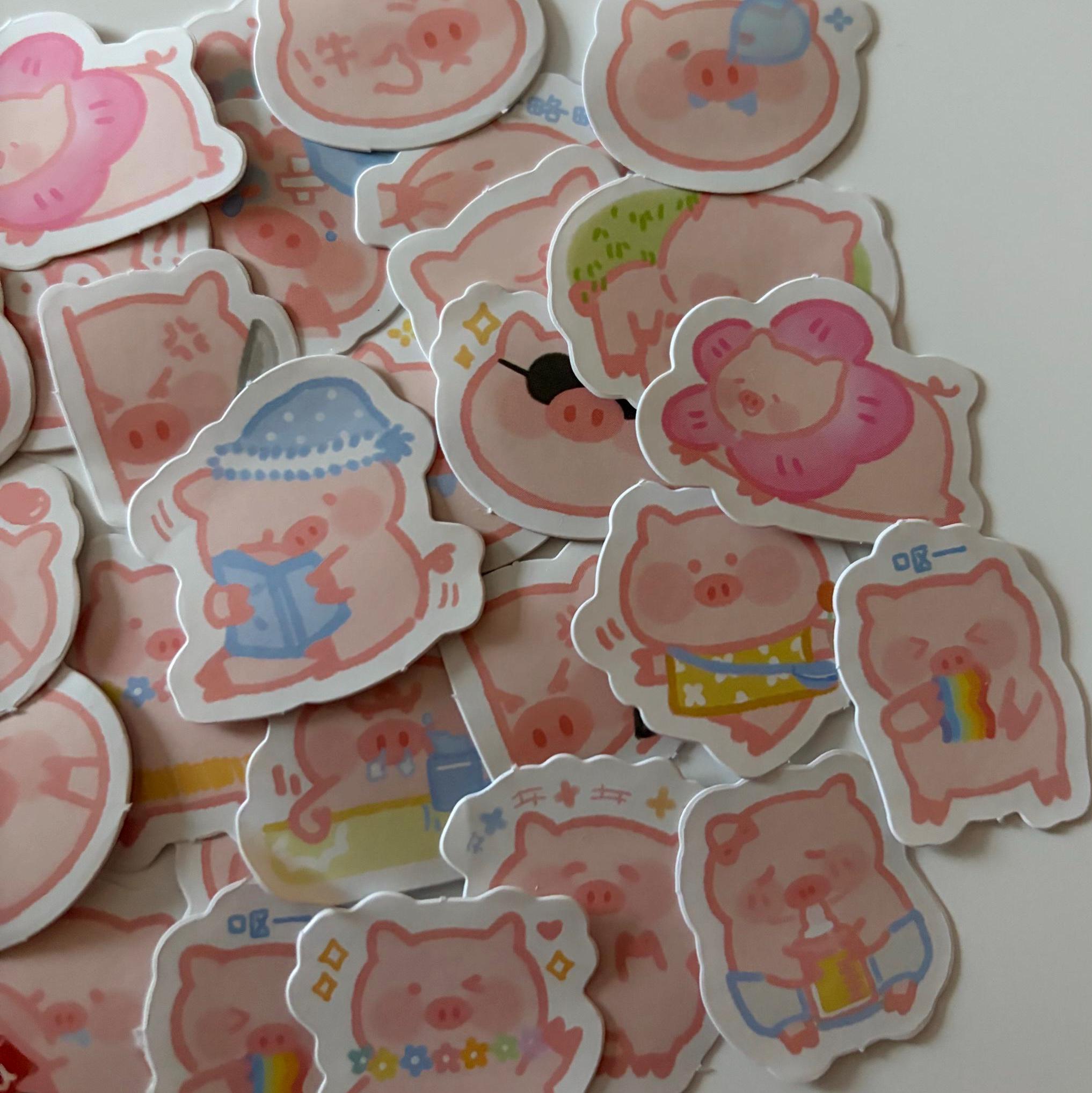 Animal Etori Life Stickers, Scrapbooking Planner, 40pcs