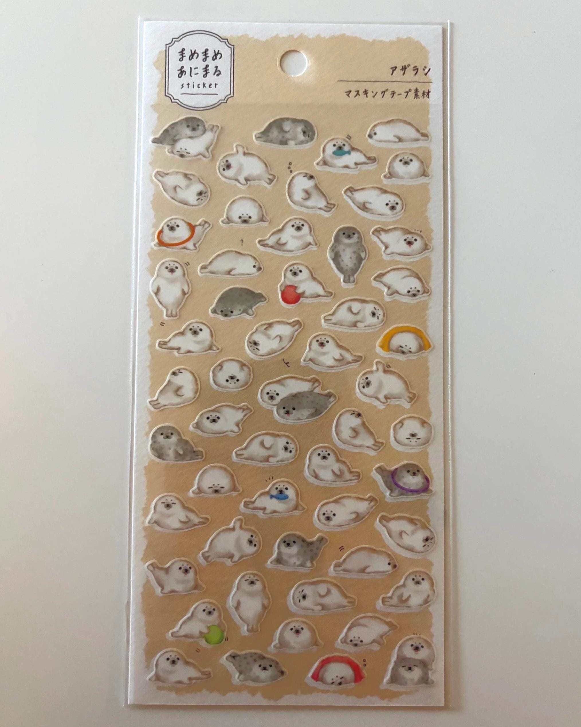 Mind Wave Seal Stickers -  Animal Planner Stickers