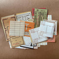 60pcs Vintage Ephemera Style Papers