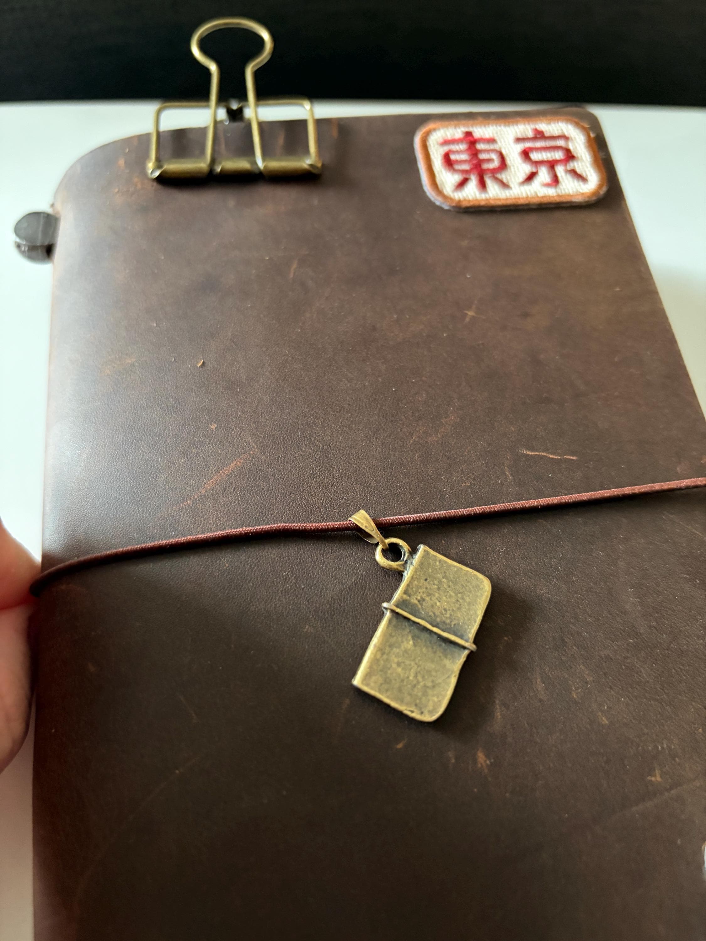 Brass Journal Charm Pen Travelers Notebook Craft Journal Supplies