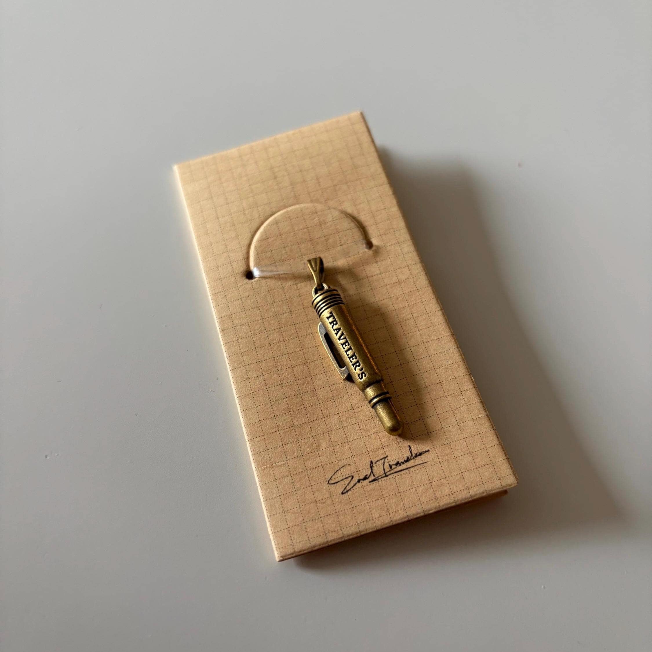 Brass Journal Charm Travellers Fountain Pen Travelers Notebook Craft Journal Supplies