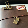 Brass Journal Charm Pen Travelers Notebook Craft Journal Supplies