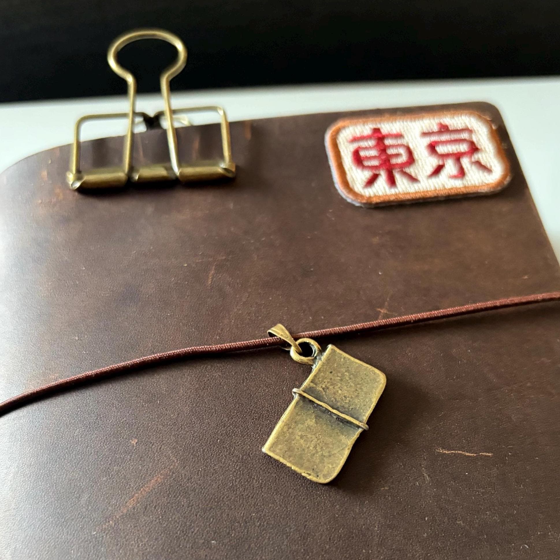 Brass Journal Charm Pen Travelers Notebook Craft Journal Supplies