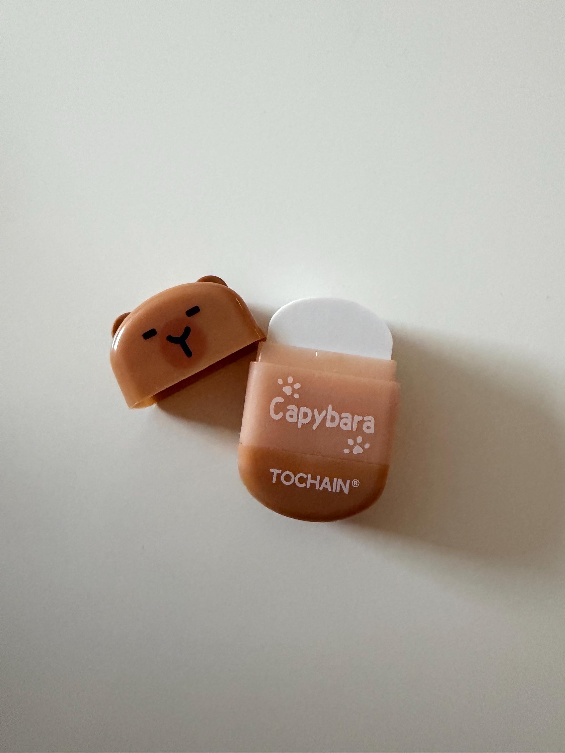 Capybara Eraser & Sharpener, Animal Stationery