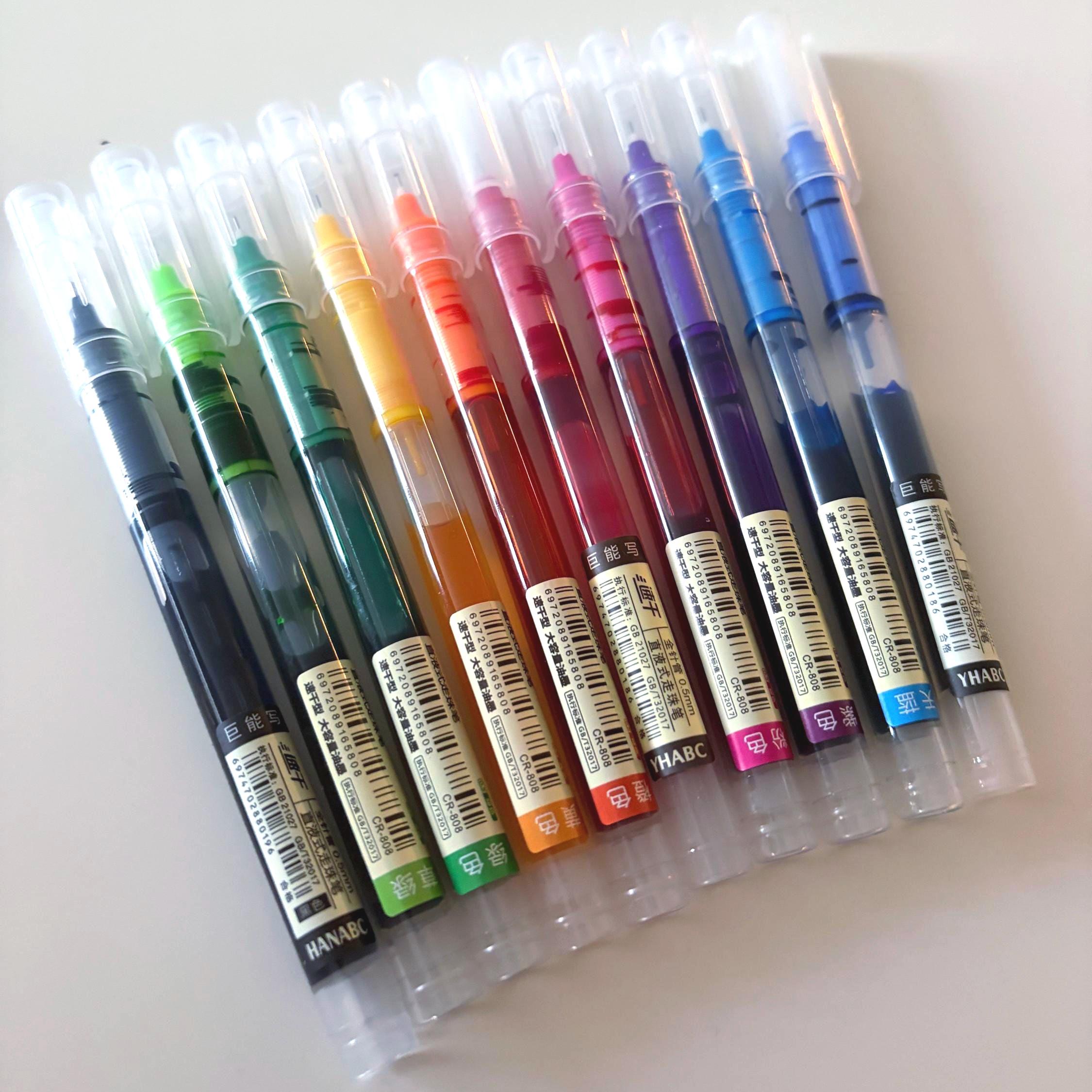 Set of Fineliner Pens – Japanese/Chinese Thin Tip Drawing, Writing & Journaling Pen Set