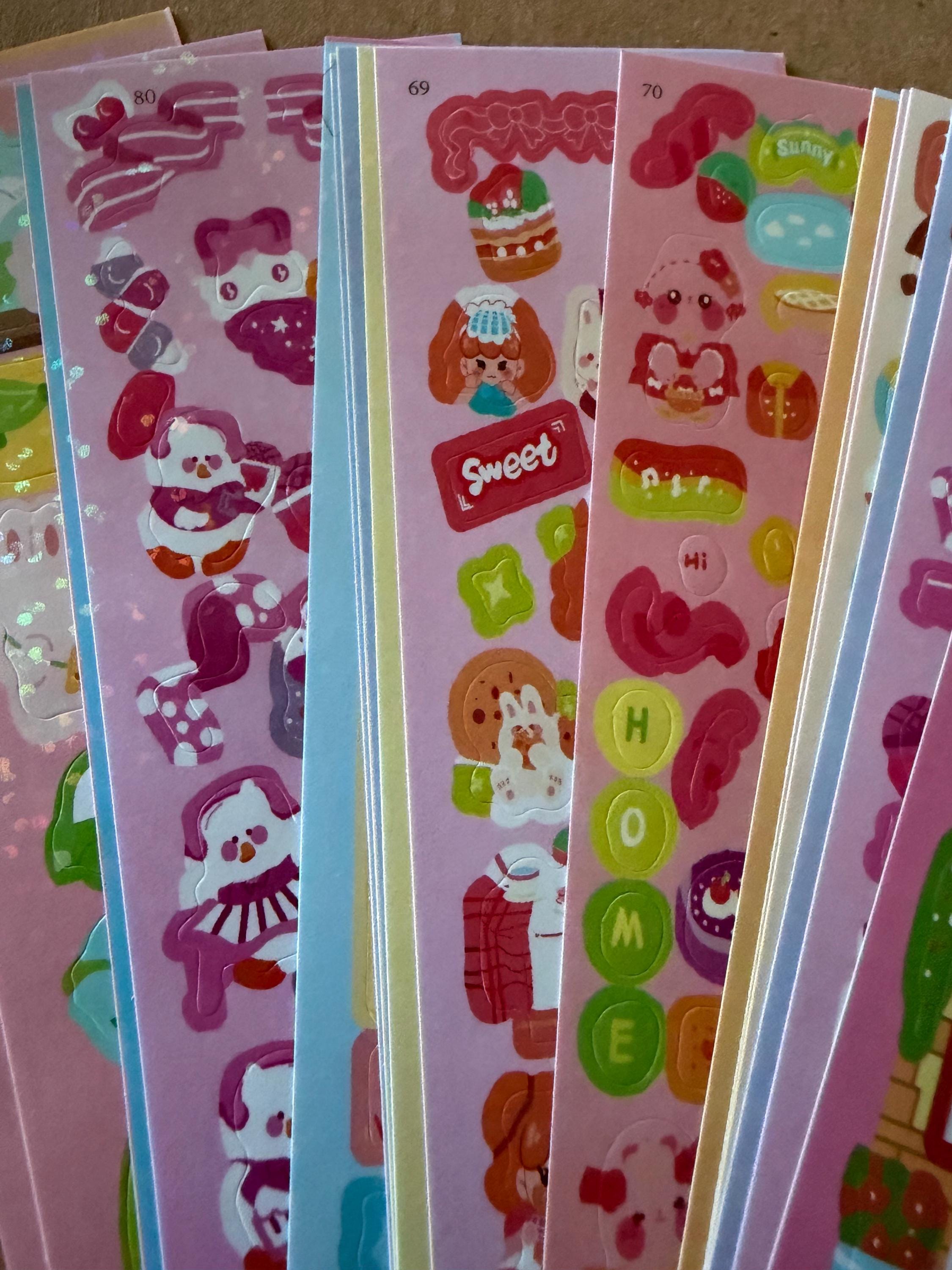 10 Sheets Cute Animal Stickers