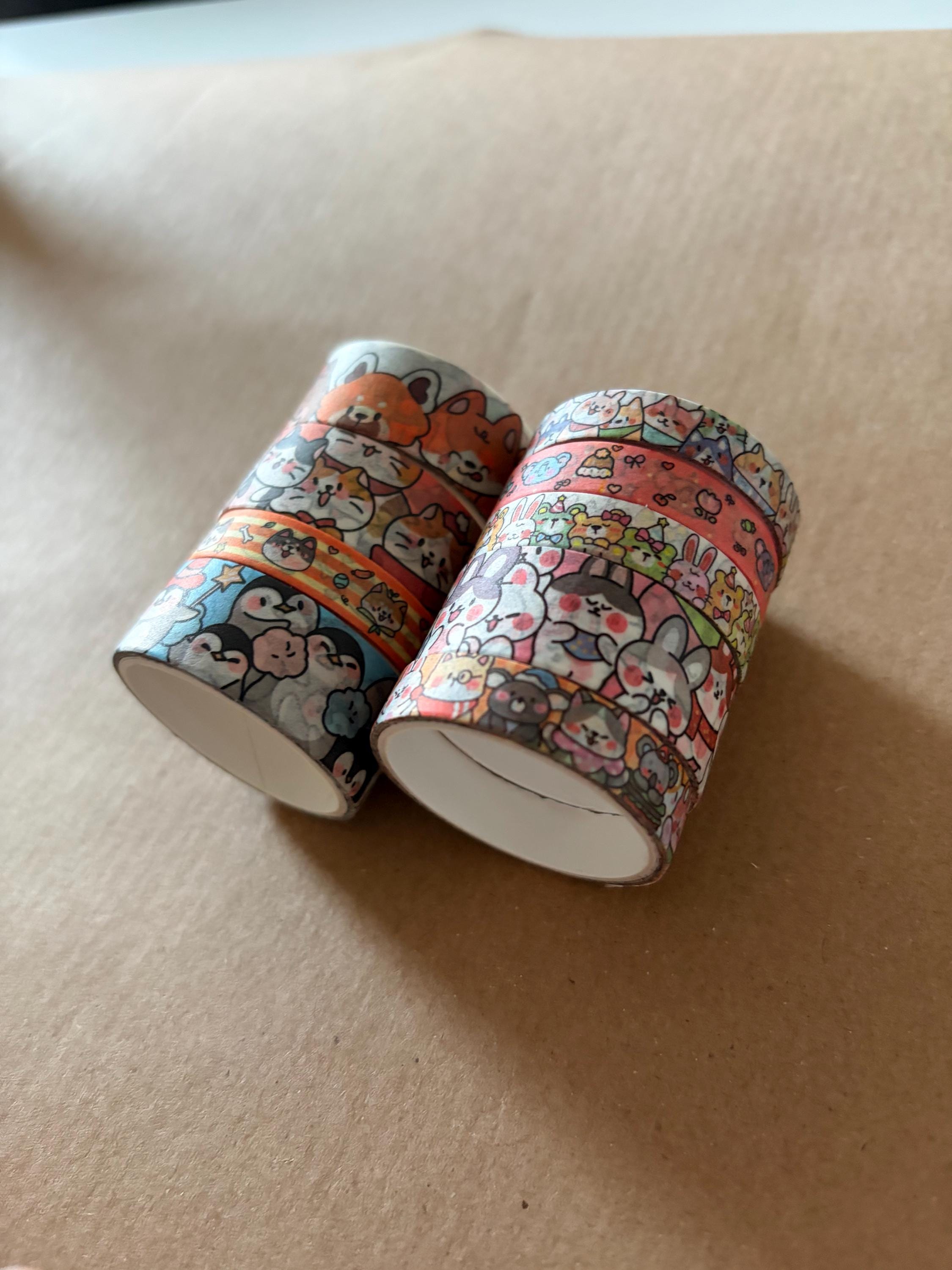 Japanese Washi Tape Animal Cute Stickers Travelling Stamp Cute Kawaii