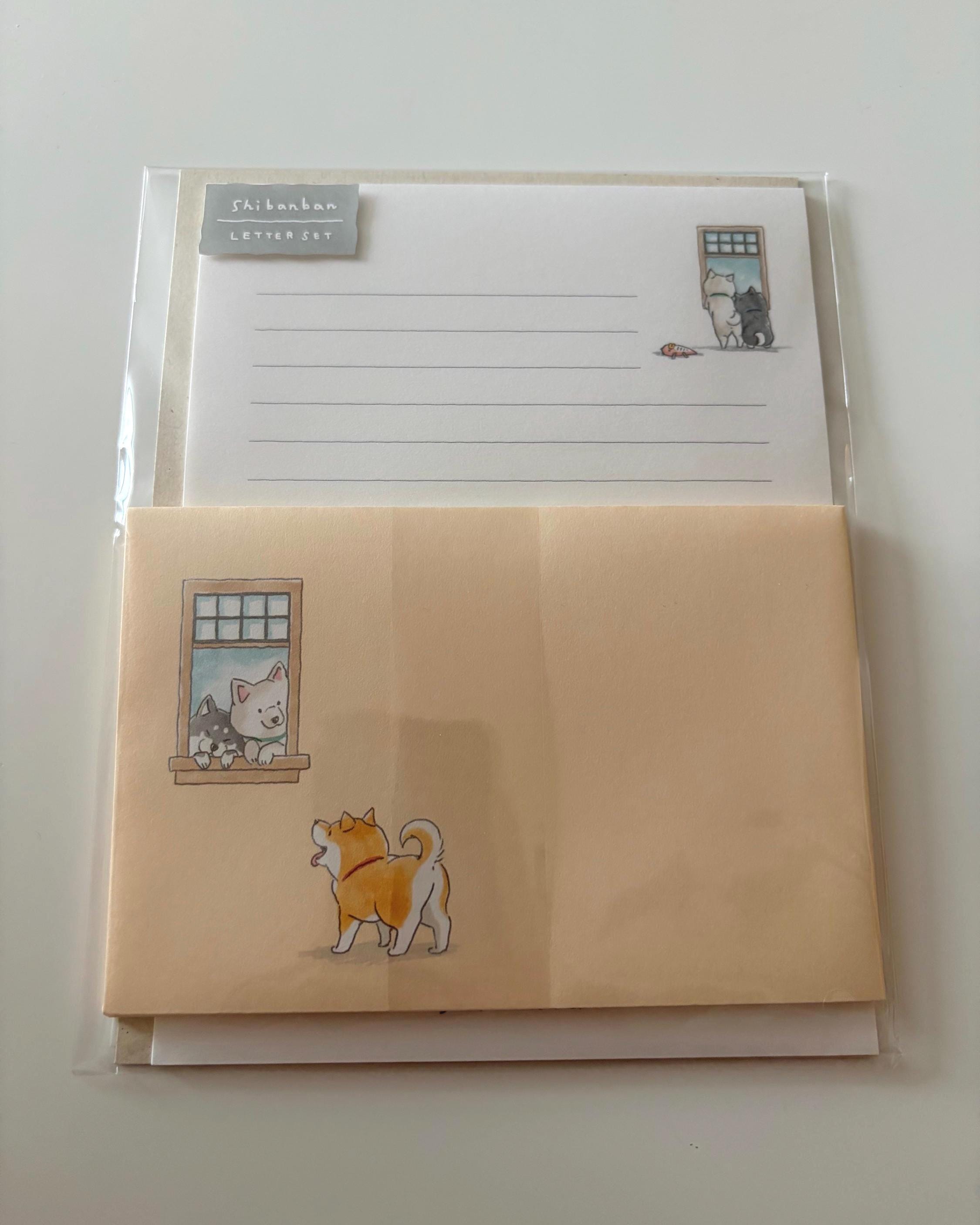 MIND WAVE Shibanban Japanese Stationery Letter Set Aasobo Penpal Snail Mail