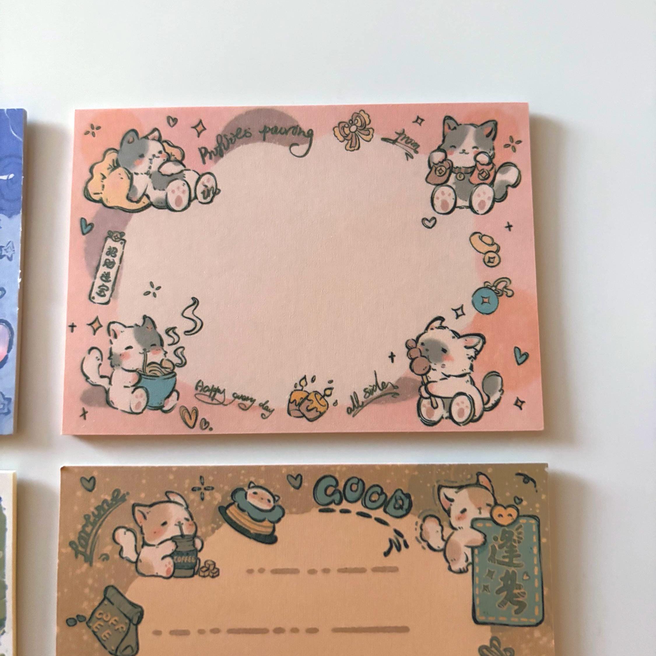 Cat Memopads | Japanese‑Style Kawaii Stationery Notes