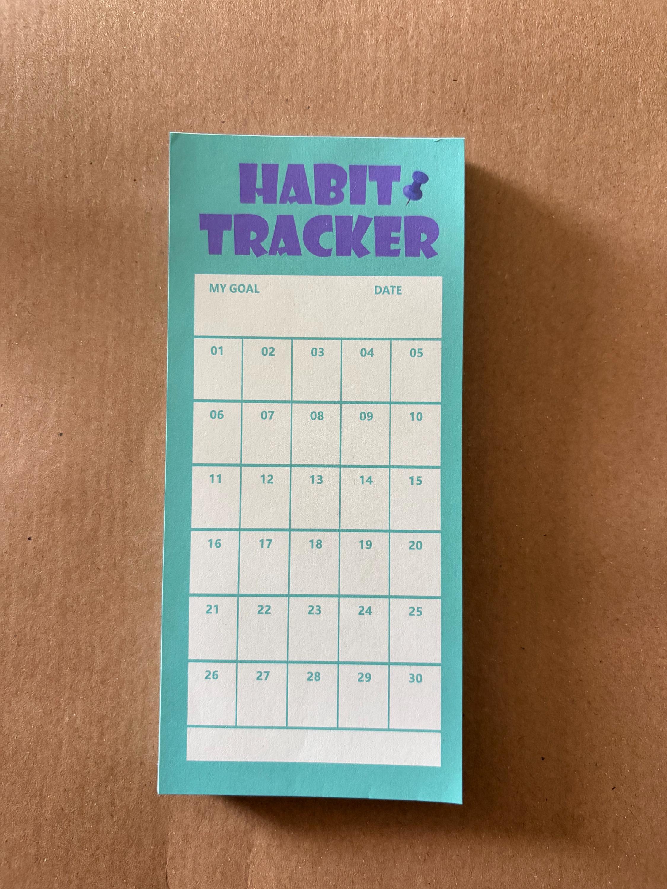 Retro Notepad Set - Planner, Habit & Book Tracker