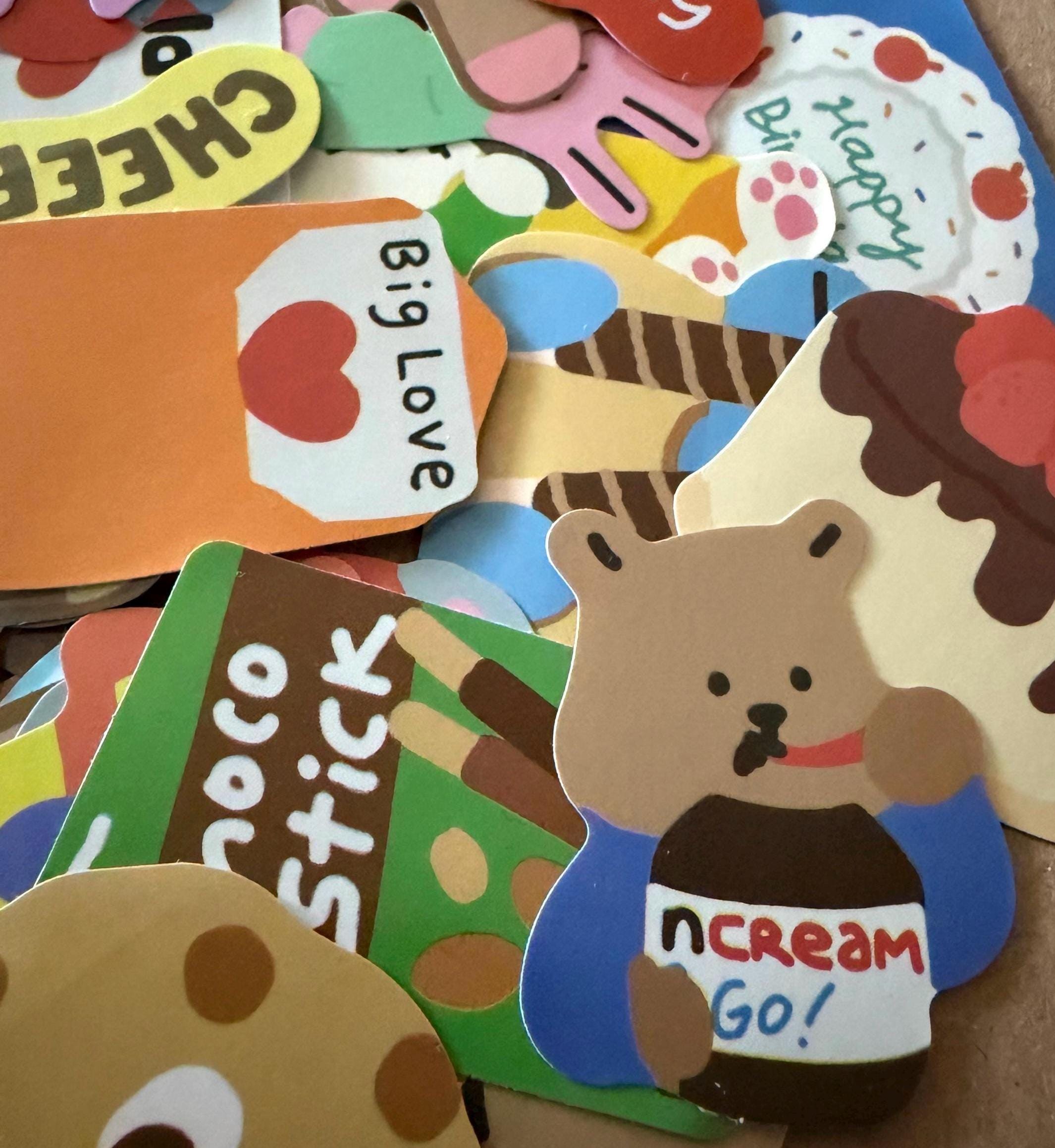 Korean Japanese Style Cute Colourful Retro Stickers