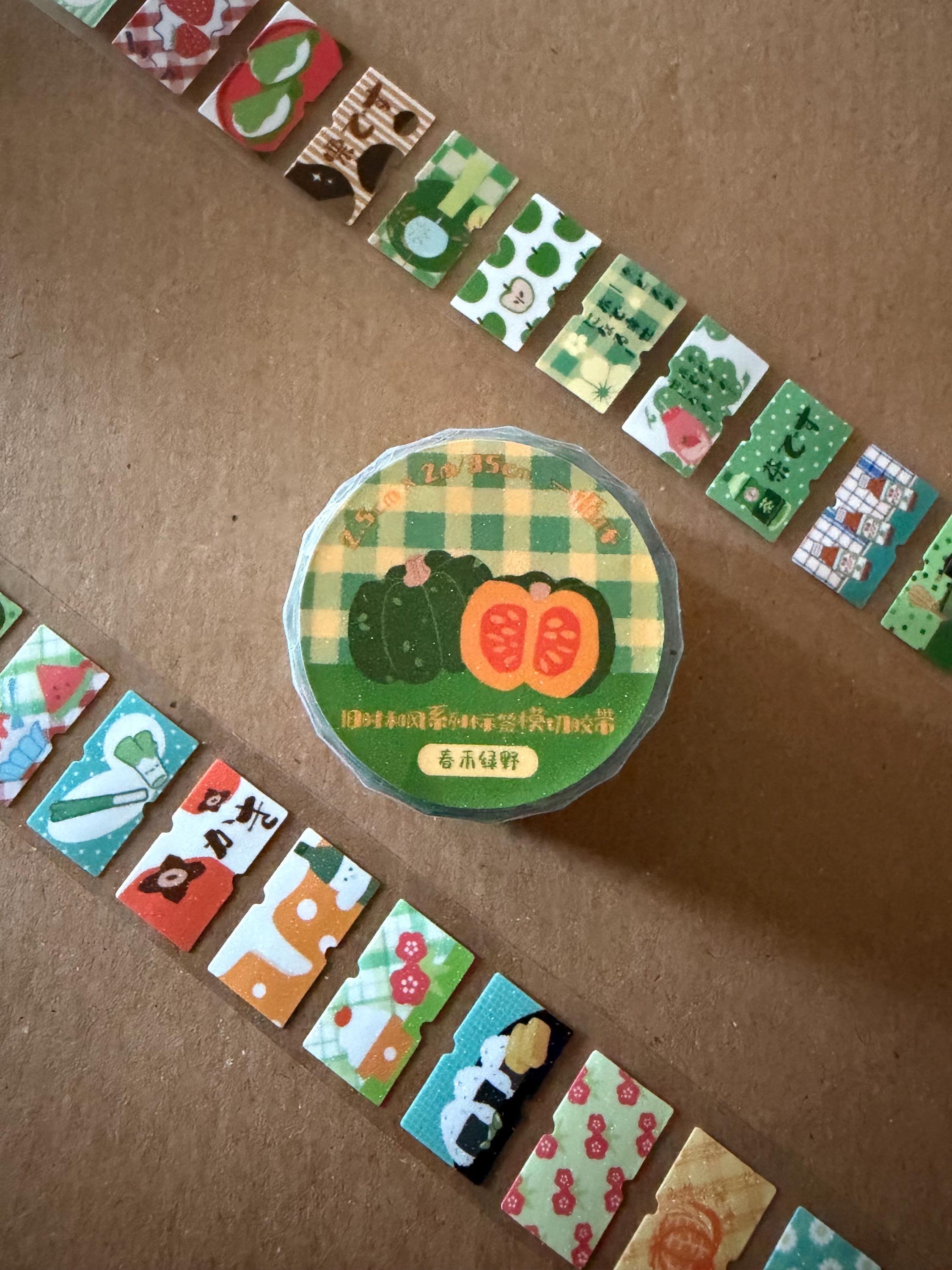 PET Washi Tape Individual Stickers