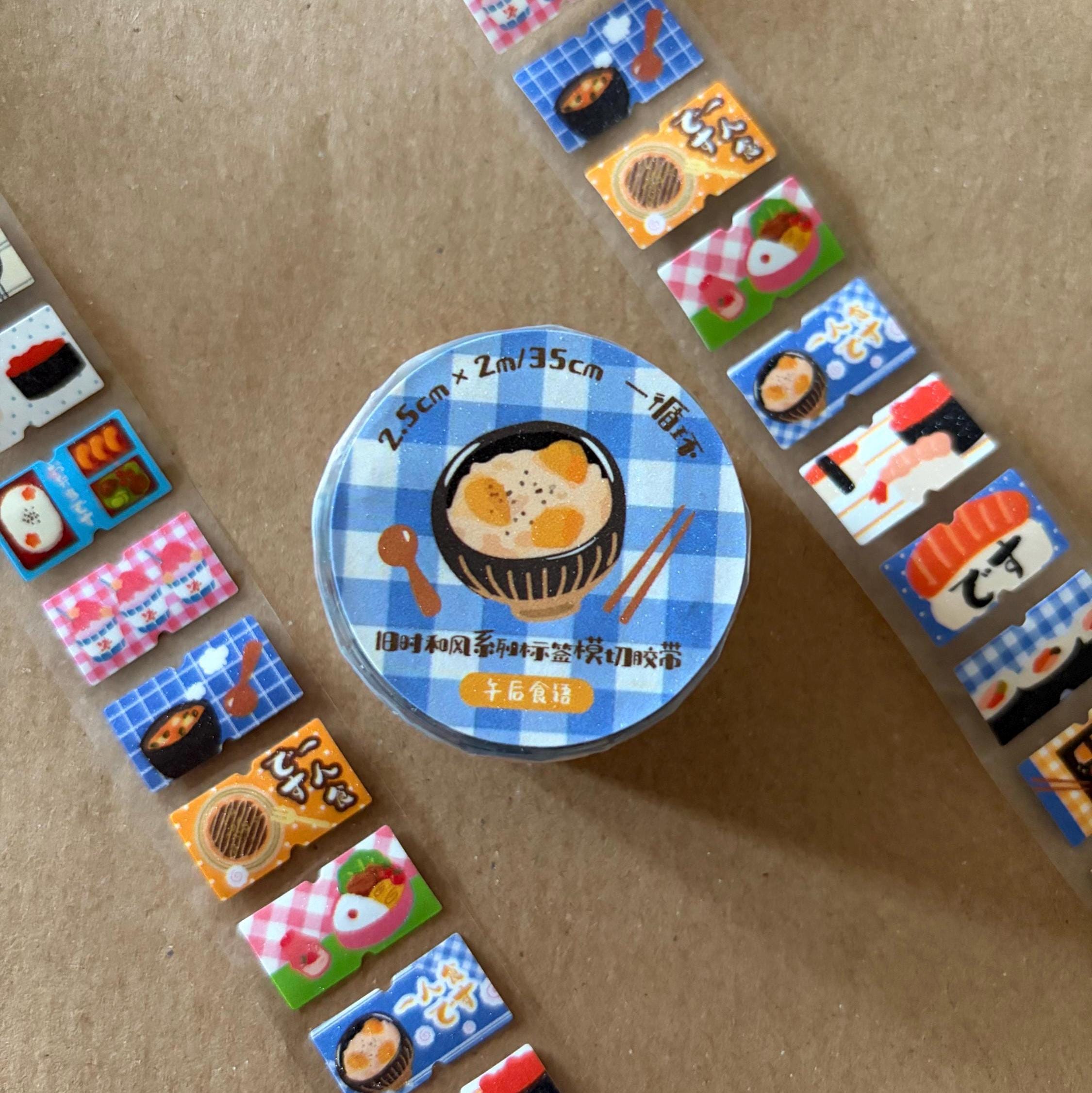 Japanese Food Washi Tape Stickers PET