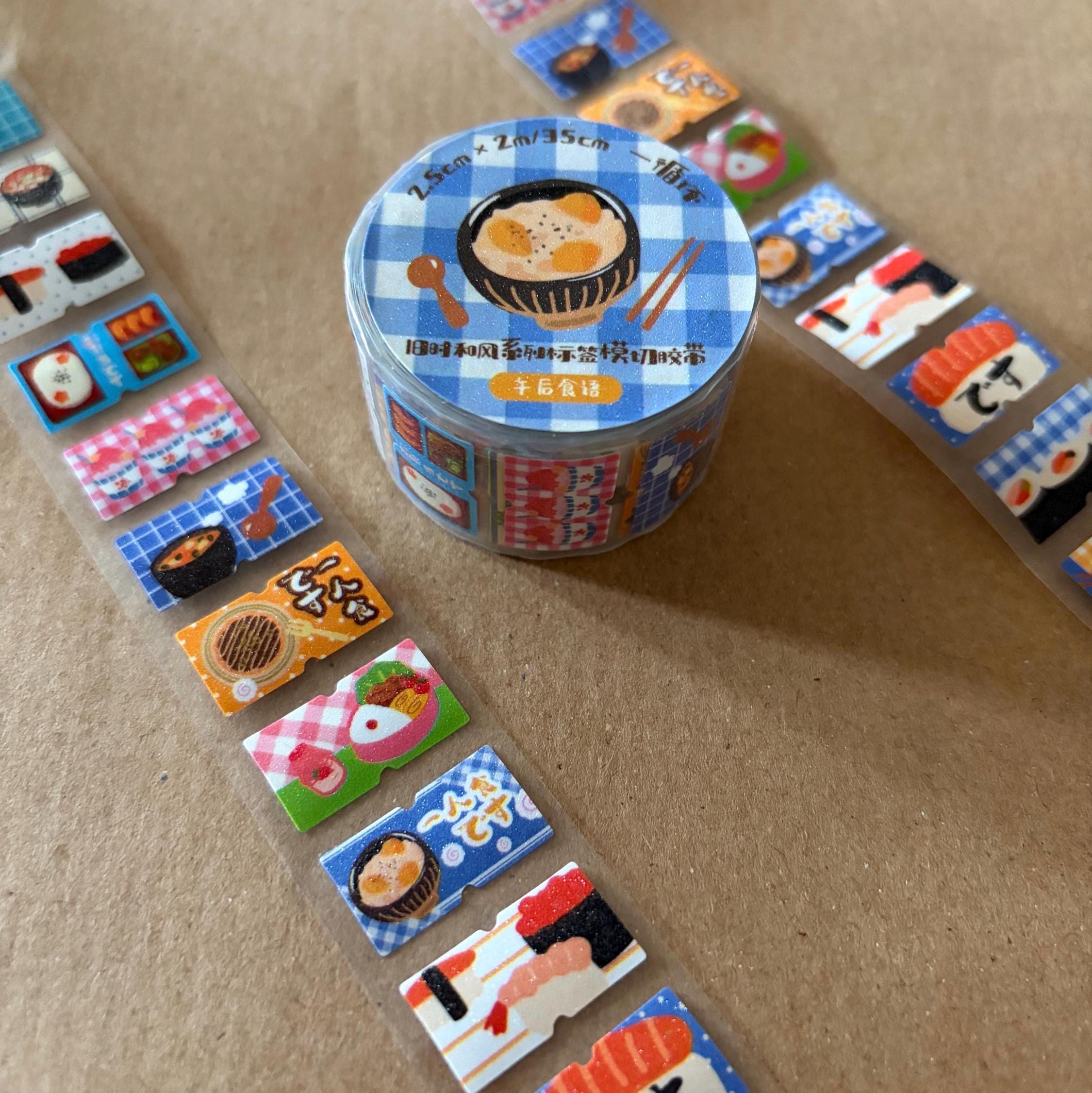Japanese Food Washi Tape Stickers PET
