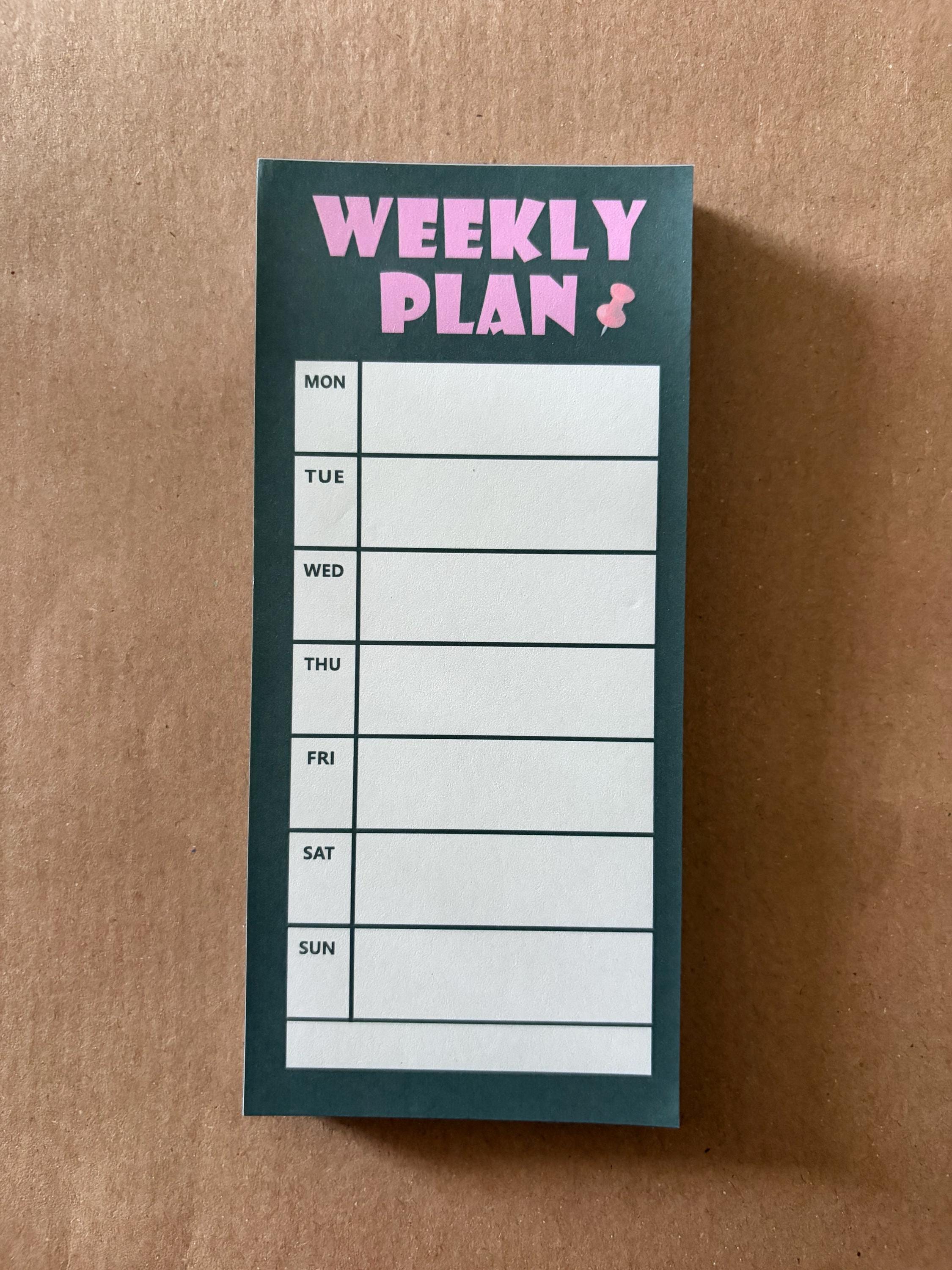 Retro Notepad Set - Planner, Habit & Book Tracker