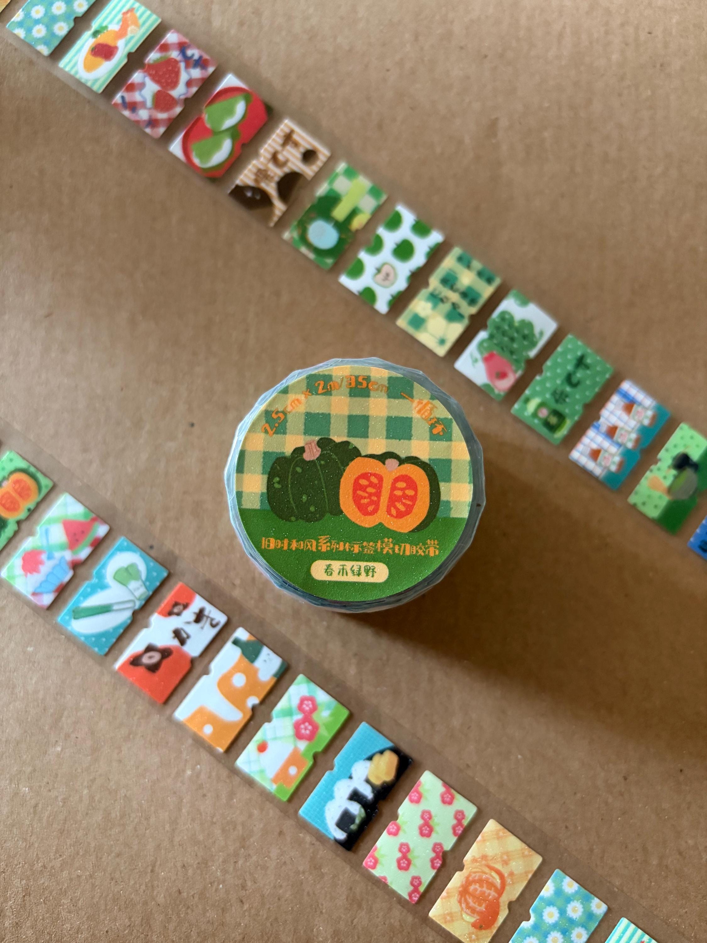 PET Washi Tape Individual Stickers
