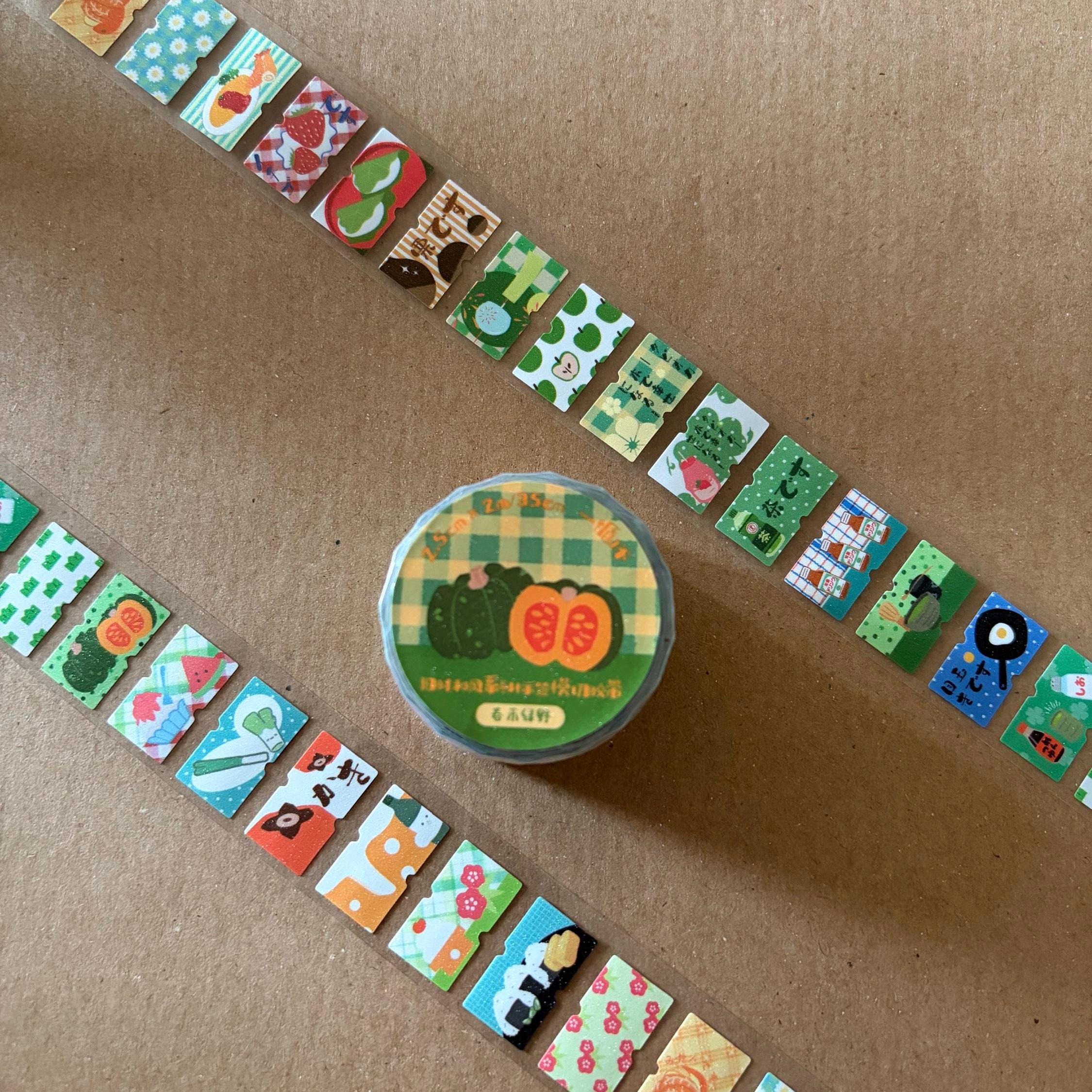 PET Washi Tape Individual Stickers