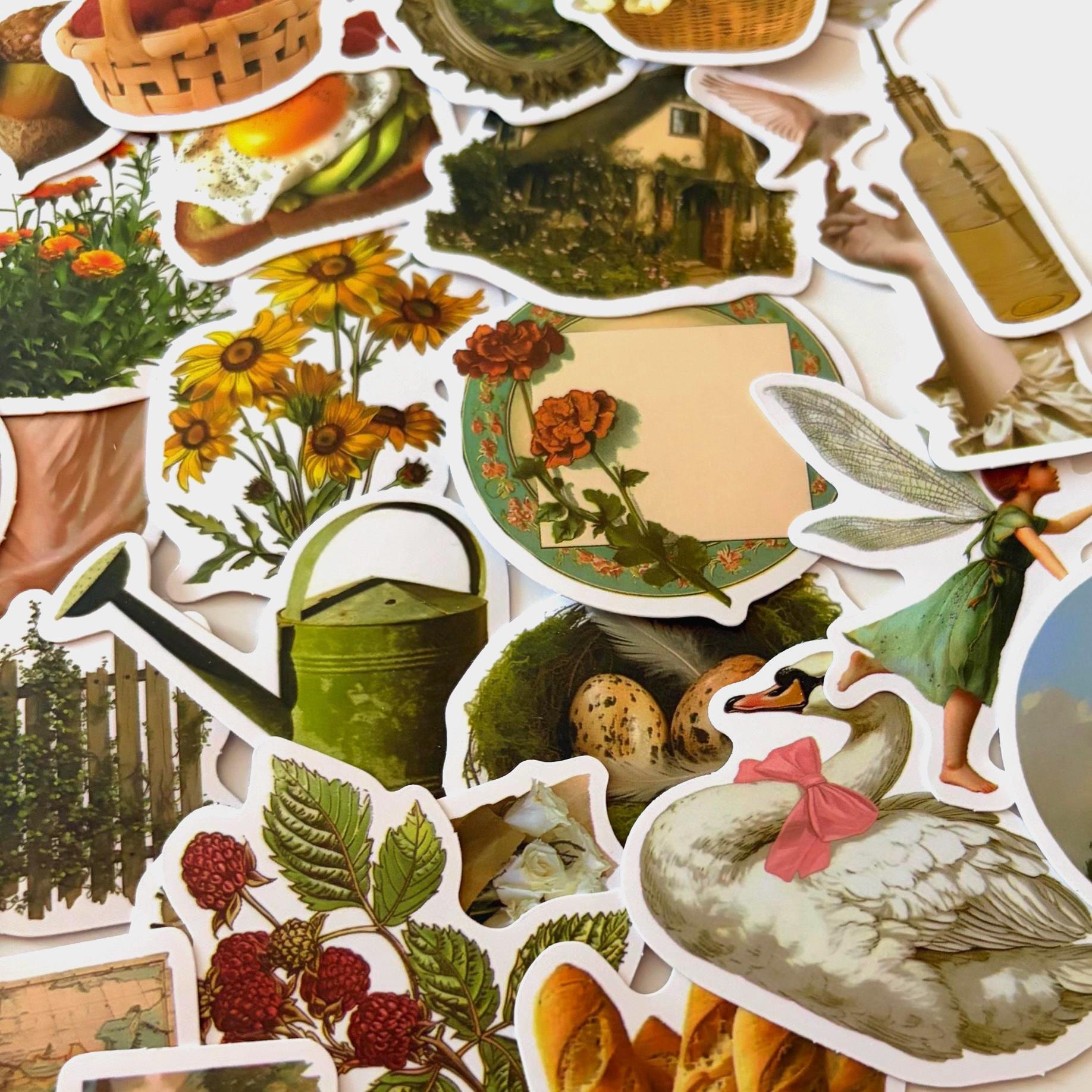 Cottagecore Green Fairy Whimsy Stickers
