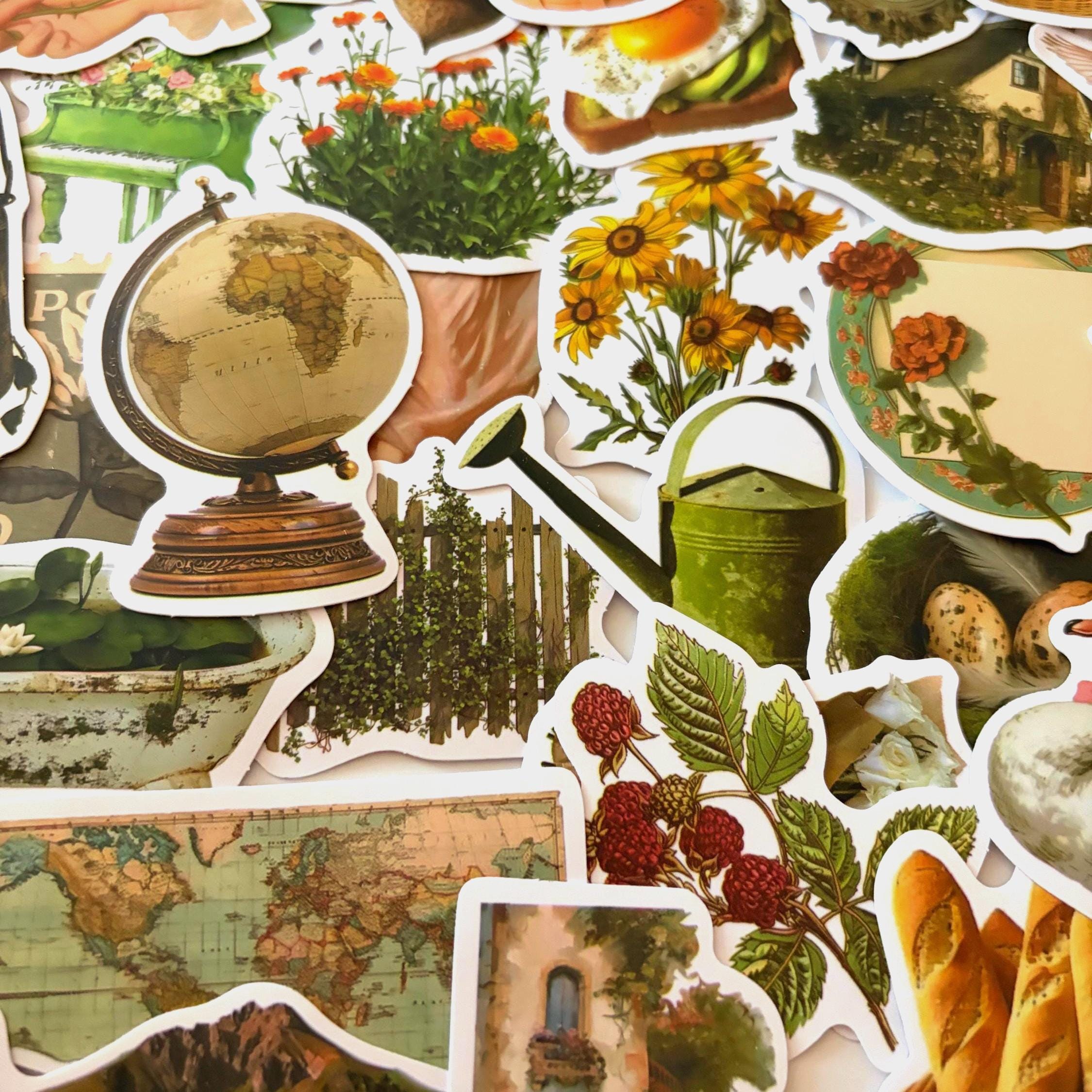 Cottagecore Green Fairy Whimsy Stickers
