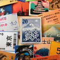 Japanese Ticket Vintage Style Stickers