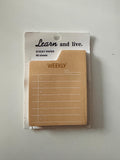 Minimalist Sticky Notepad Memo pad Colourful Pastel