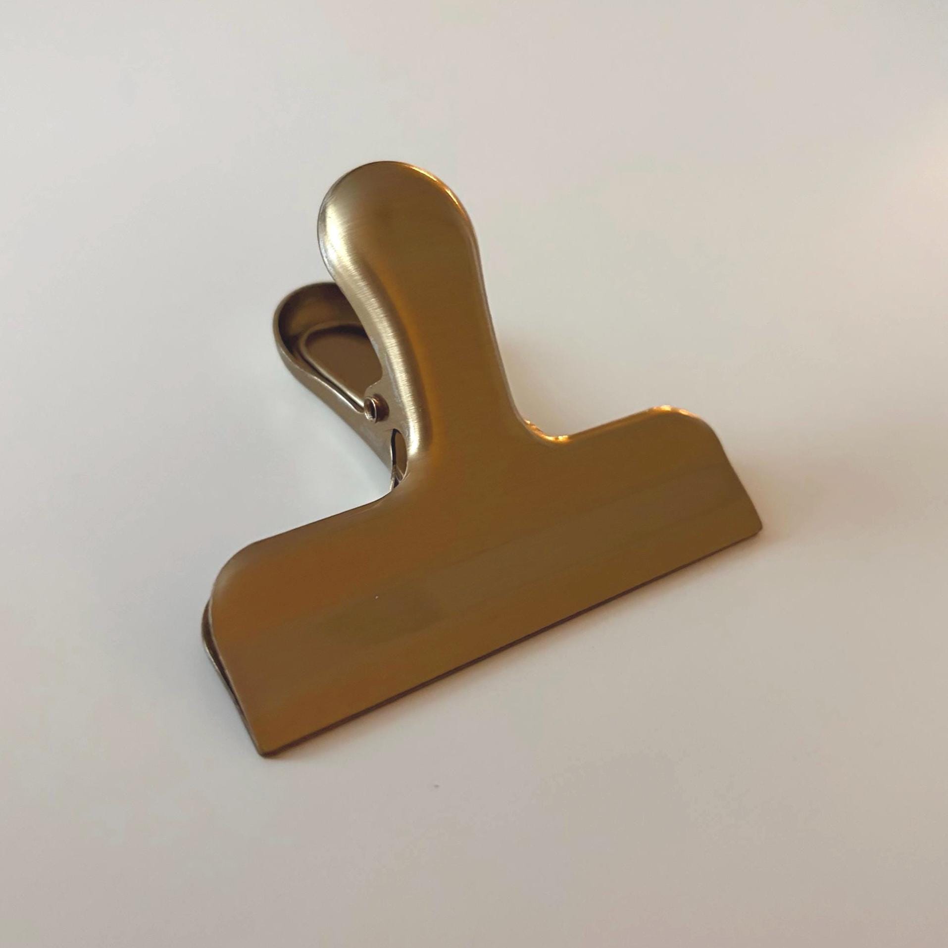 Gold Brass Style Journal Clip Page Holder