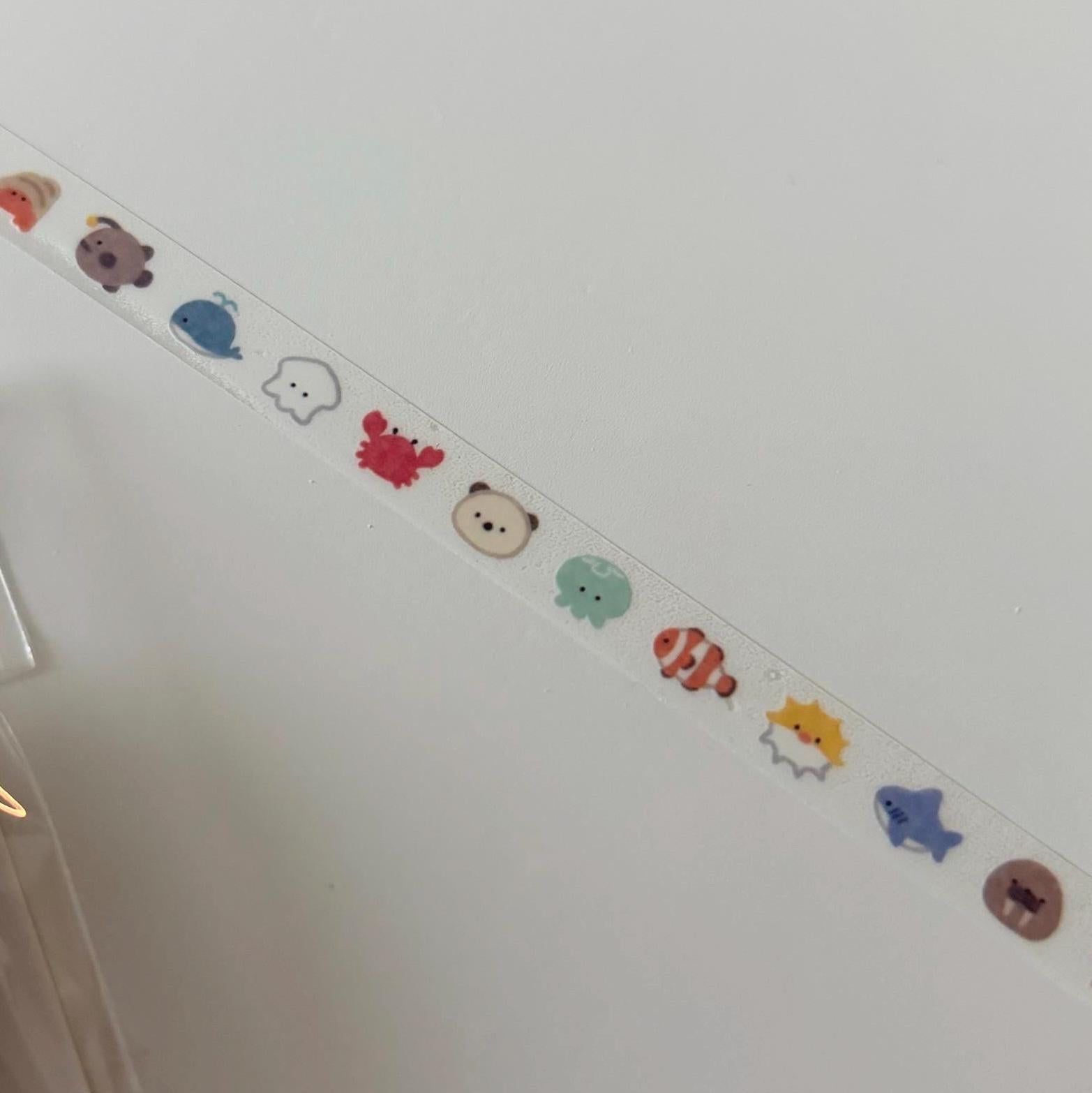 Stitch Sea Washi Tape Clear MIND WAVE JAPAN