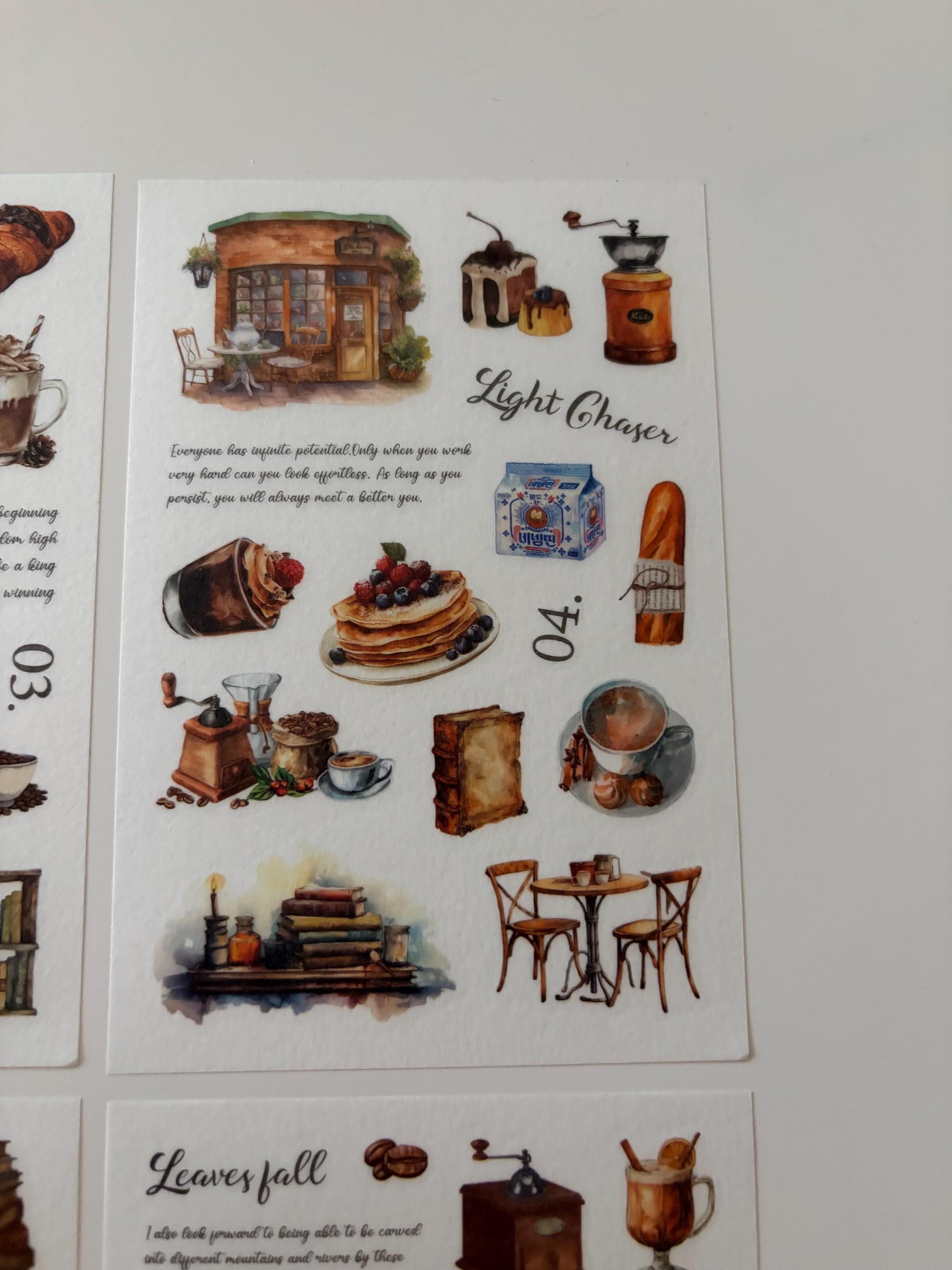 Autumn Coffee Washi Stickers