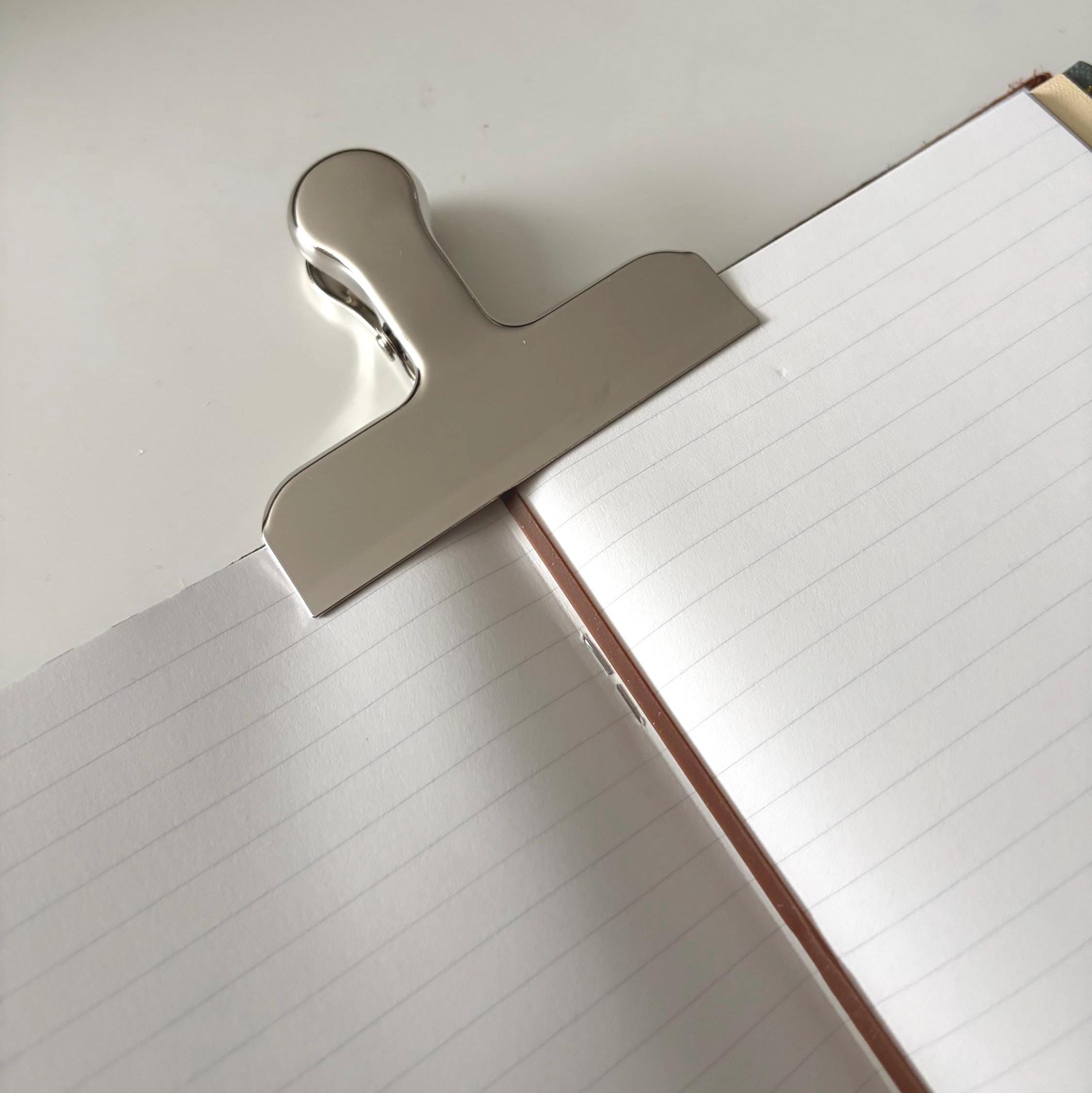 Silver Style Journal Clip Page Holder