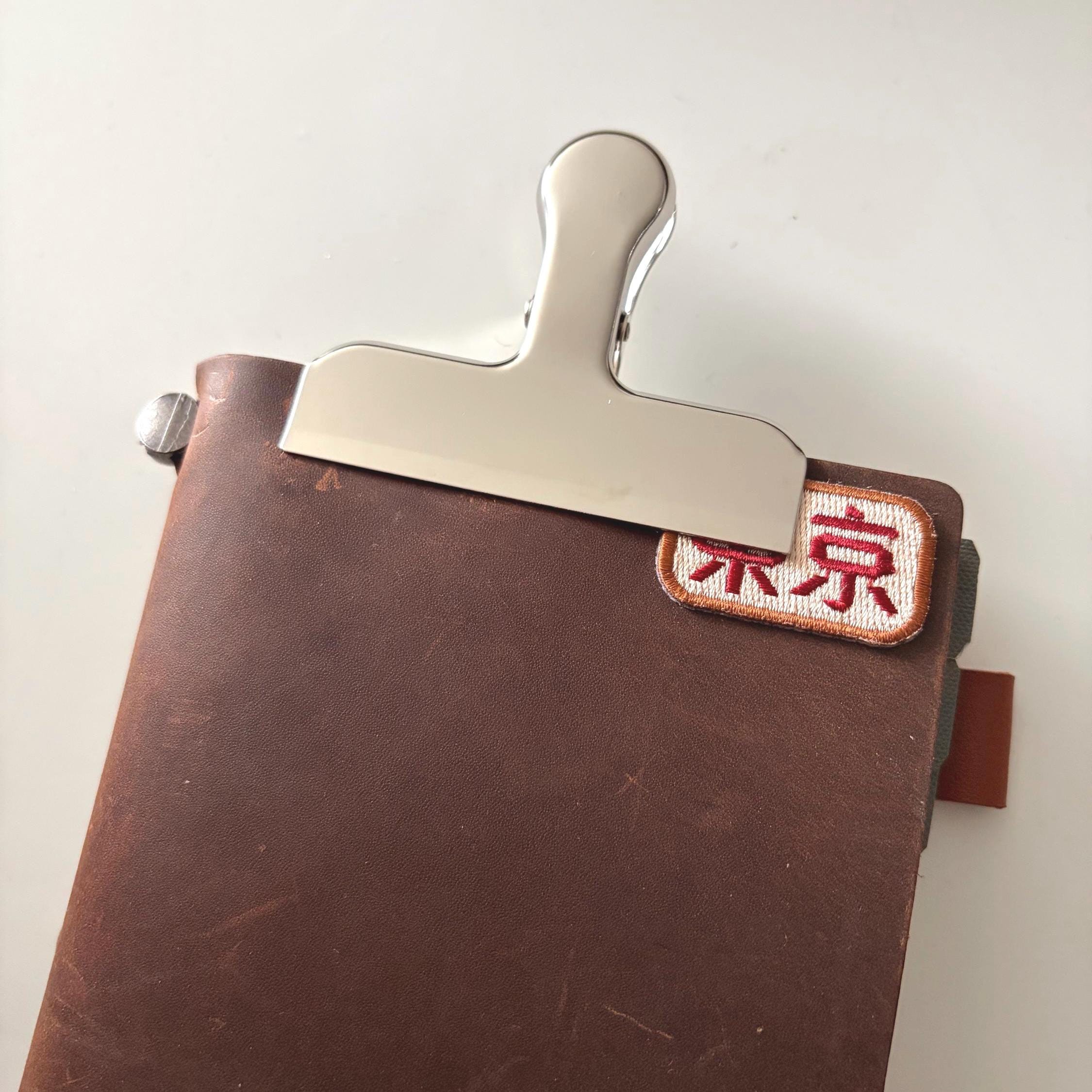 Silver Style Journal Clip Page Holder