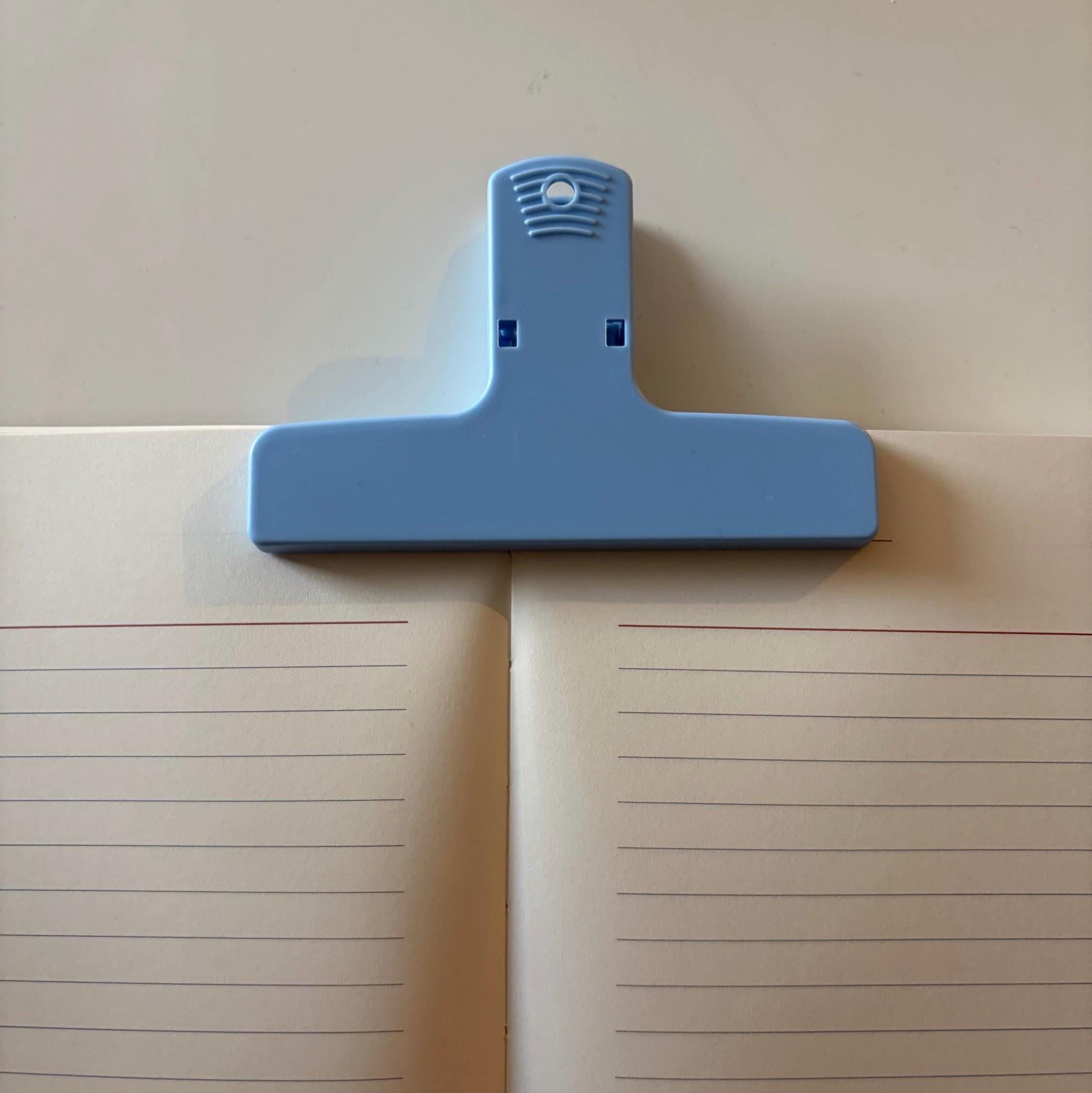 Blue Journal Clip Page Holder