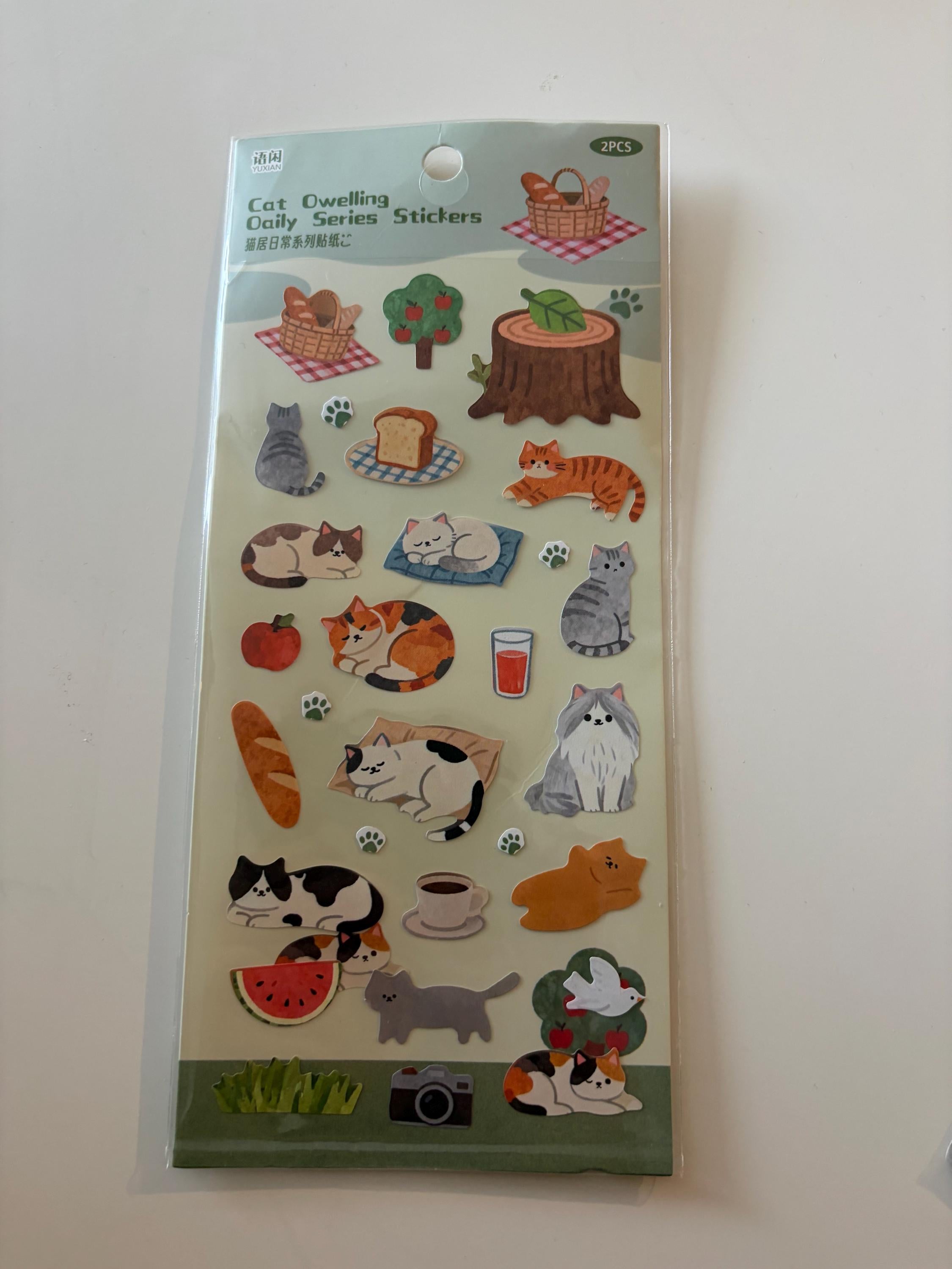Cat Sticker Sheet