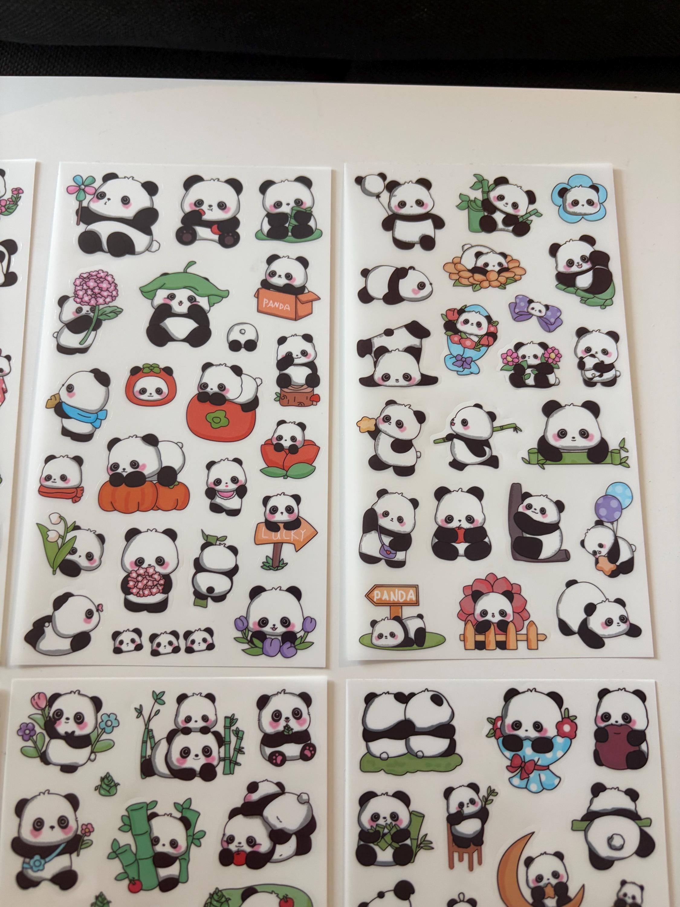 Panda Sticker Sheet
