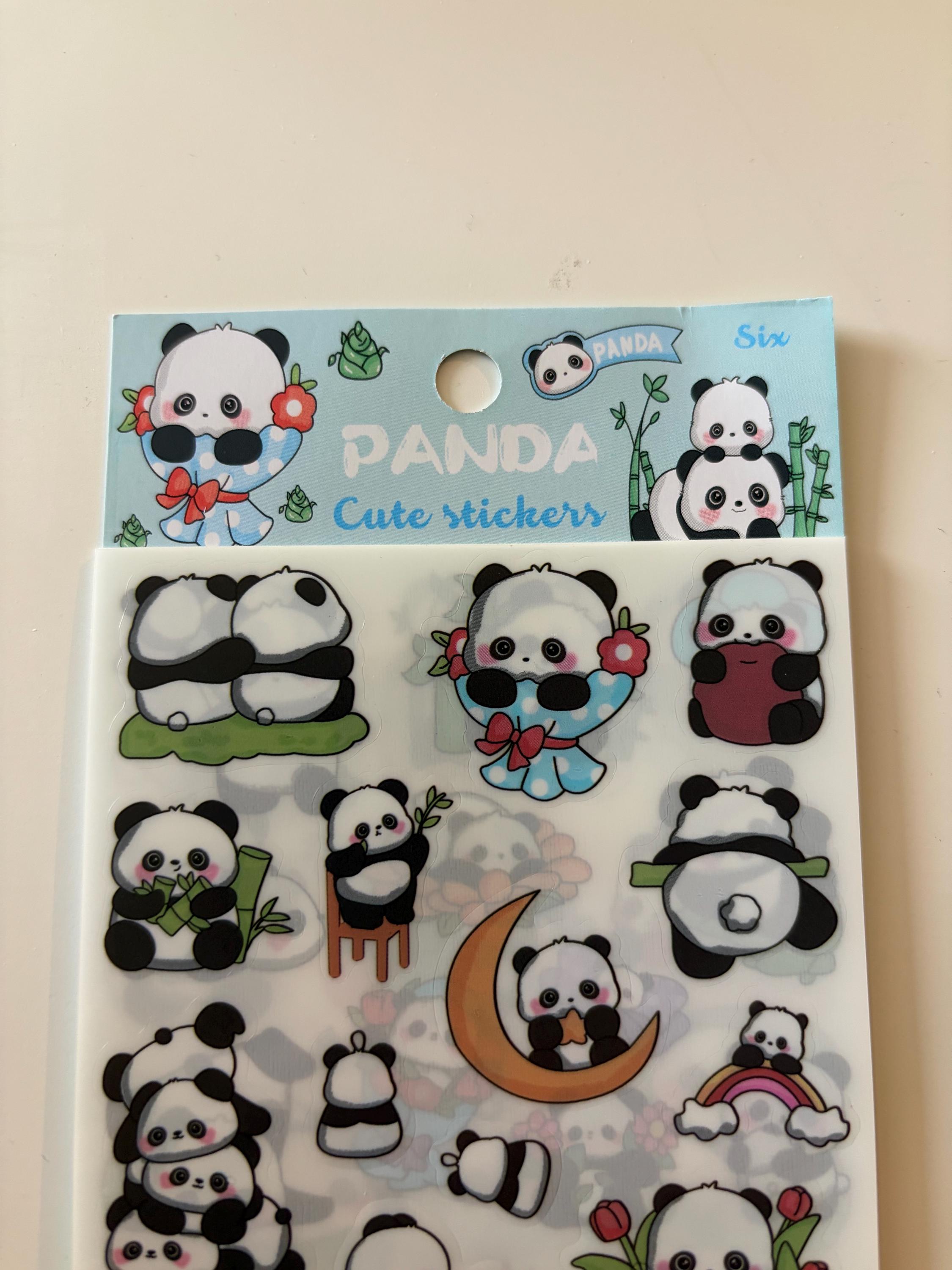 Panda Sticker Sheet
