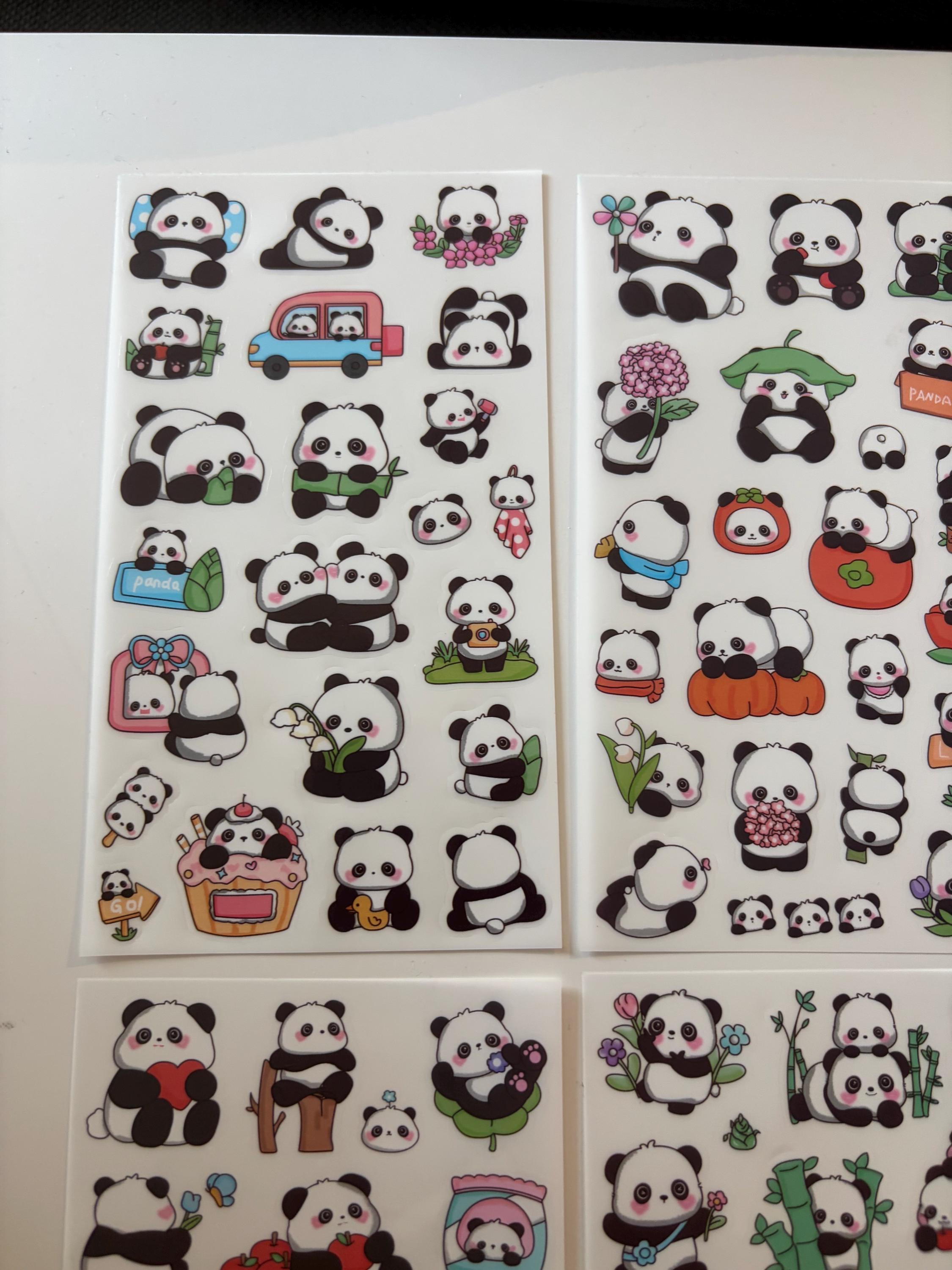 Panda Sticker Sheet