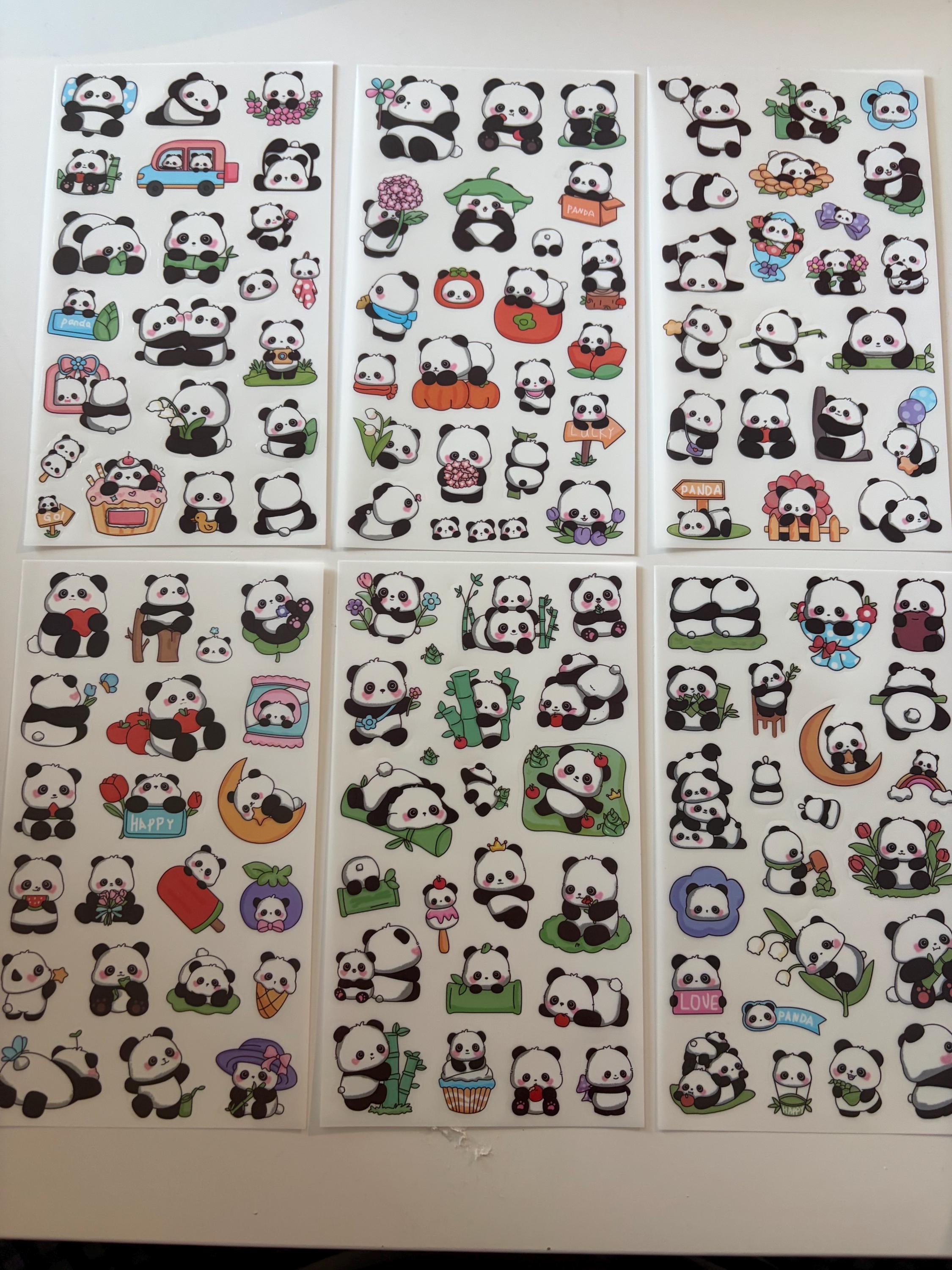 Panda Sticker Sheet